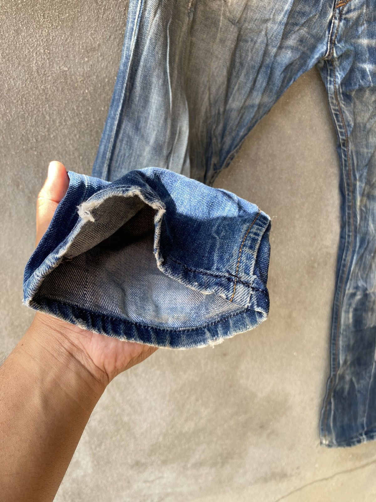 Diesel Diesel Poiak Acid Wash Made in Italy Denim Pants Size US 32 / EU 48 - 12 Thumbnail