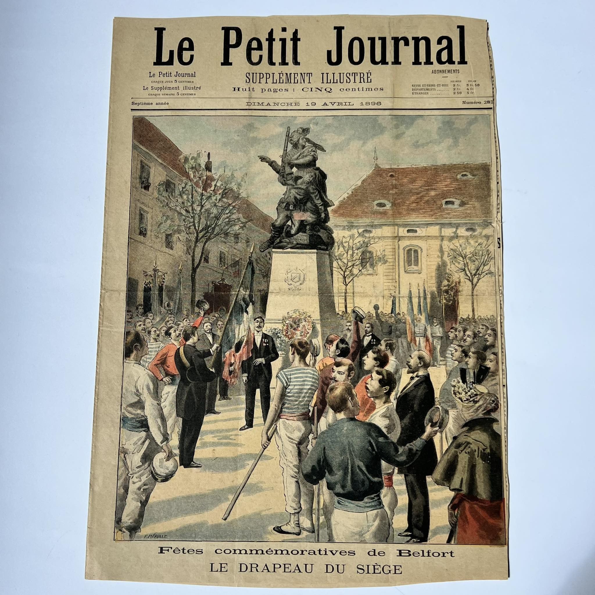 Other 1896 Le Petit Journal paper Newspaper France number 283 Size ONE SIZE - 1 Thumbnail