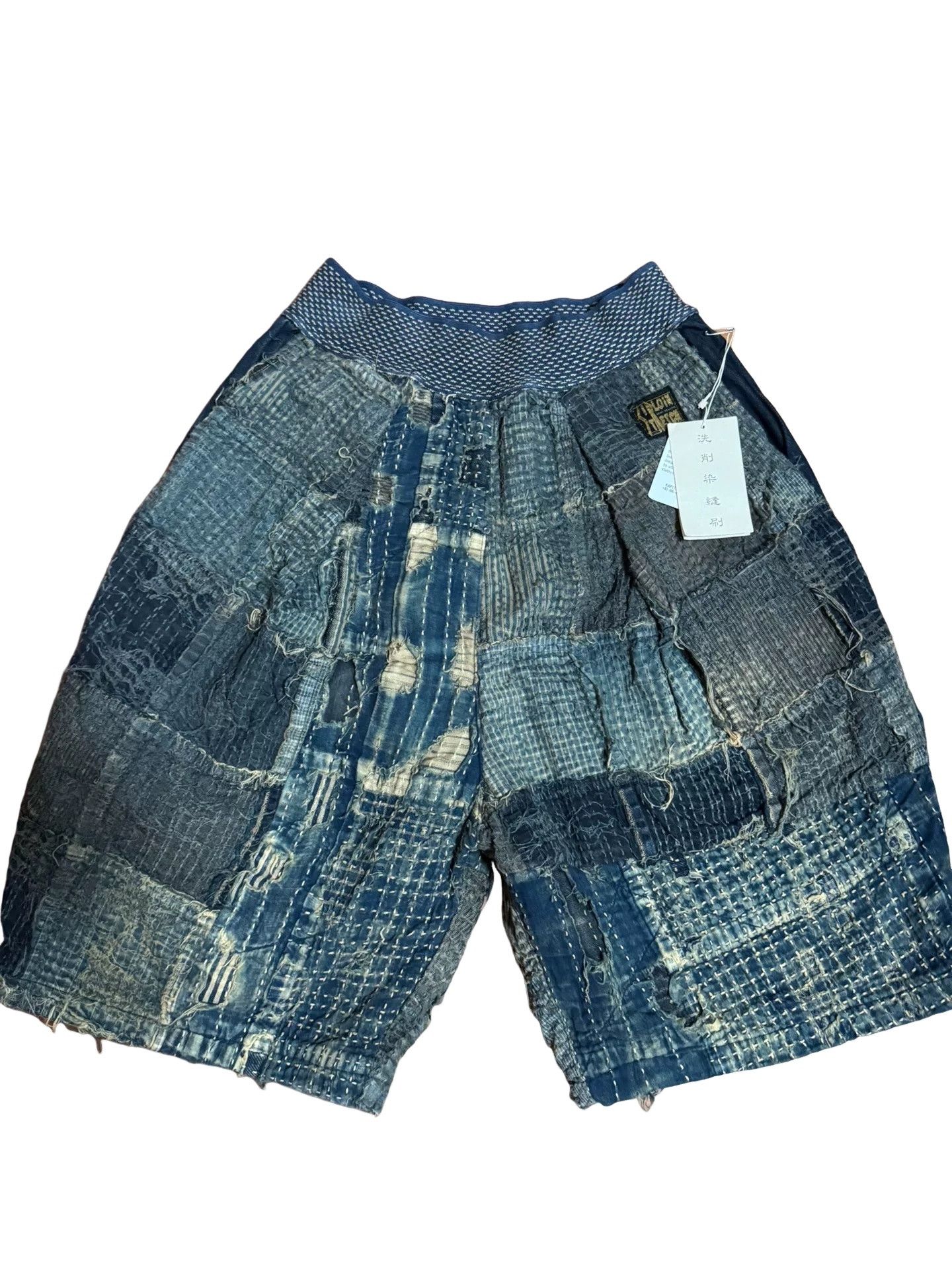 Kapital Kapital Boro Patchwork Shorts Size M Size US 32 / EU 48 - 1 Thumbnail