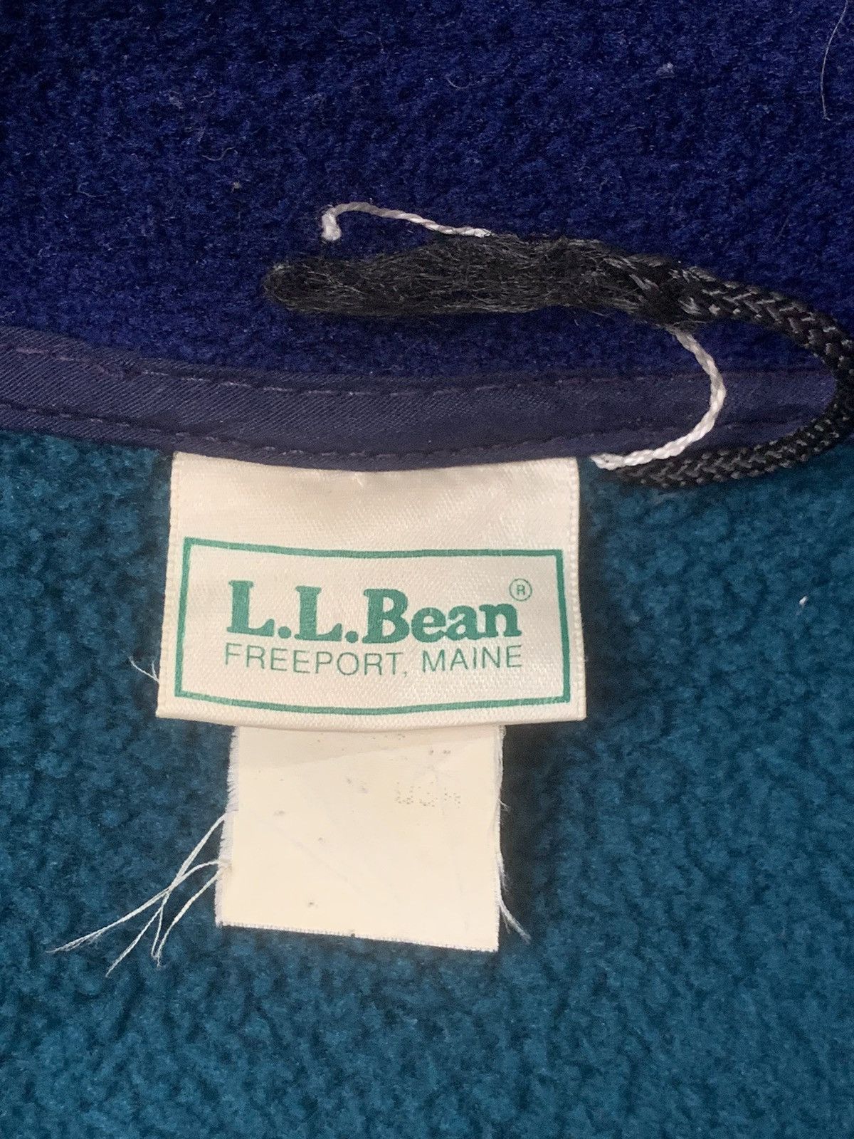 L.L. Bean × Vintage Rare Design Vintage L.L. Bean Freeport Maine Fleece Jackets Size US L / EU 52-54 / 3 - 4 Thumbnail