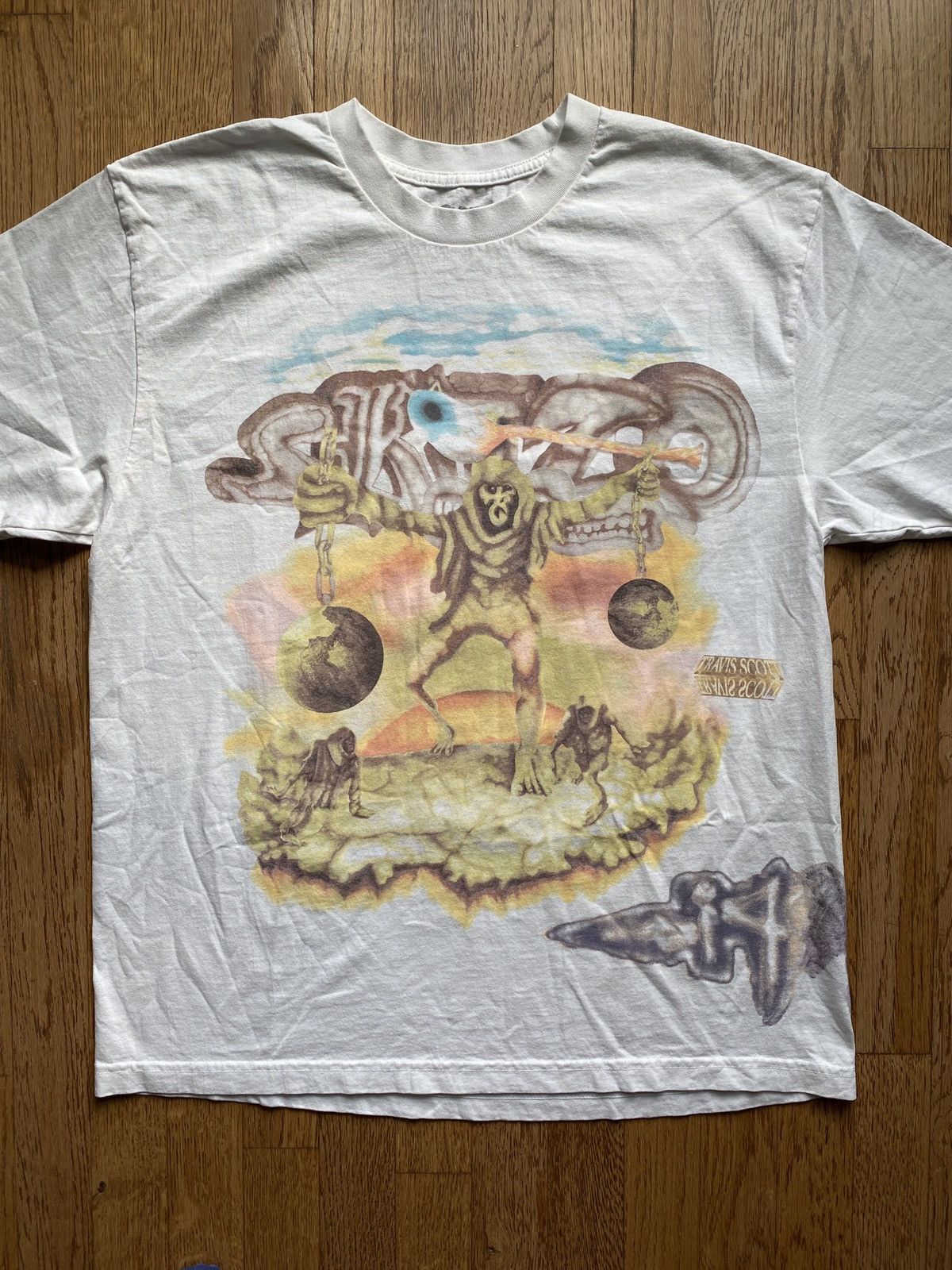 Band Tees × Travis Scott Travis Scott Utopia Skitzo Circus Maximus 2024 Euro Tour Tee Size US L / EU 52-54 / 3 - 1 Thumbnail