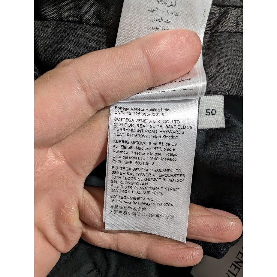 Bottega Veneta o1rshd1 Double Cotton Canvas Trousers in Black Size US 34 / EU 50 - 22 Thumbnail