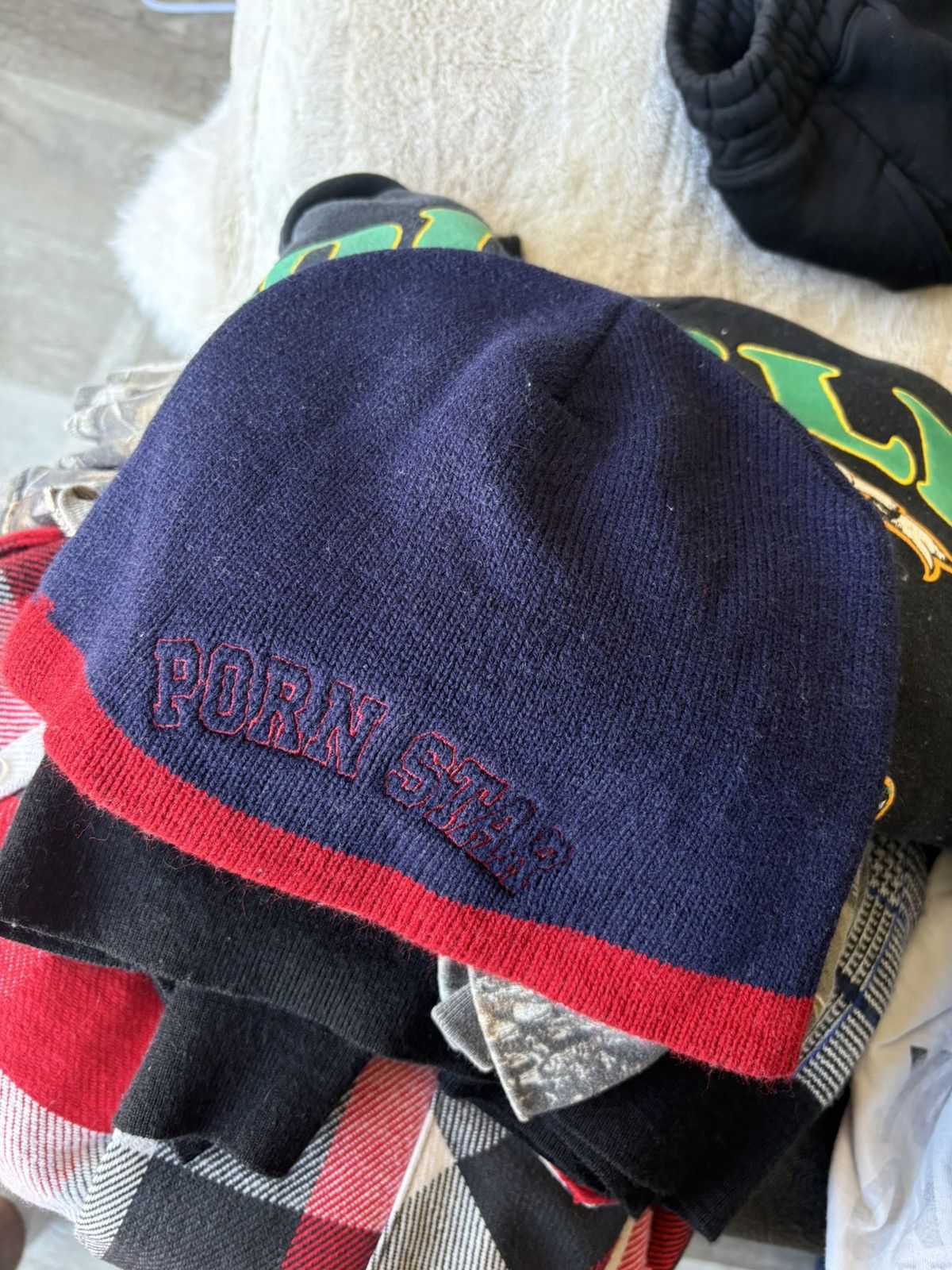 Vintage Vintage Pornstar Skateboards Beanie Size ONE SIZE - 1 Thumbnail