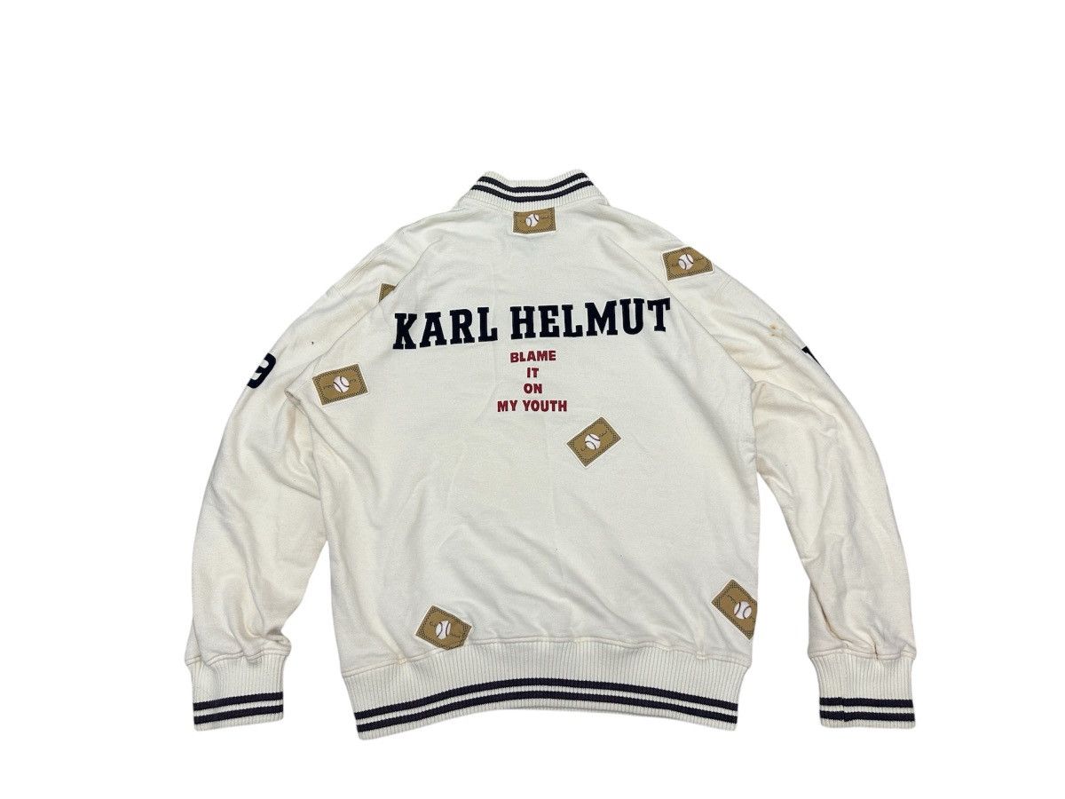 Designer × Karl Helmut 🔥🔥🔥Karl Helmut Biglogo Patches Sweatshirt Size US L / EU 52-54 / 3 - 2 Thumbnail