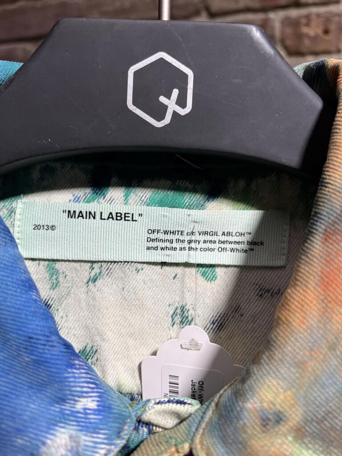 Off-White Off-White Tye Dyed Denim Jacket Sz. L Size US L / EU 52-54 / 3 - 3 Thumbnail