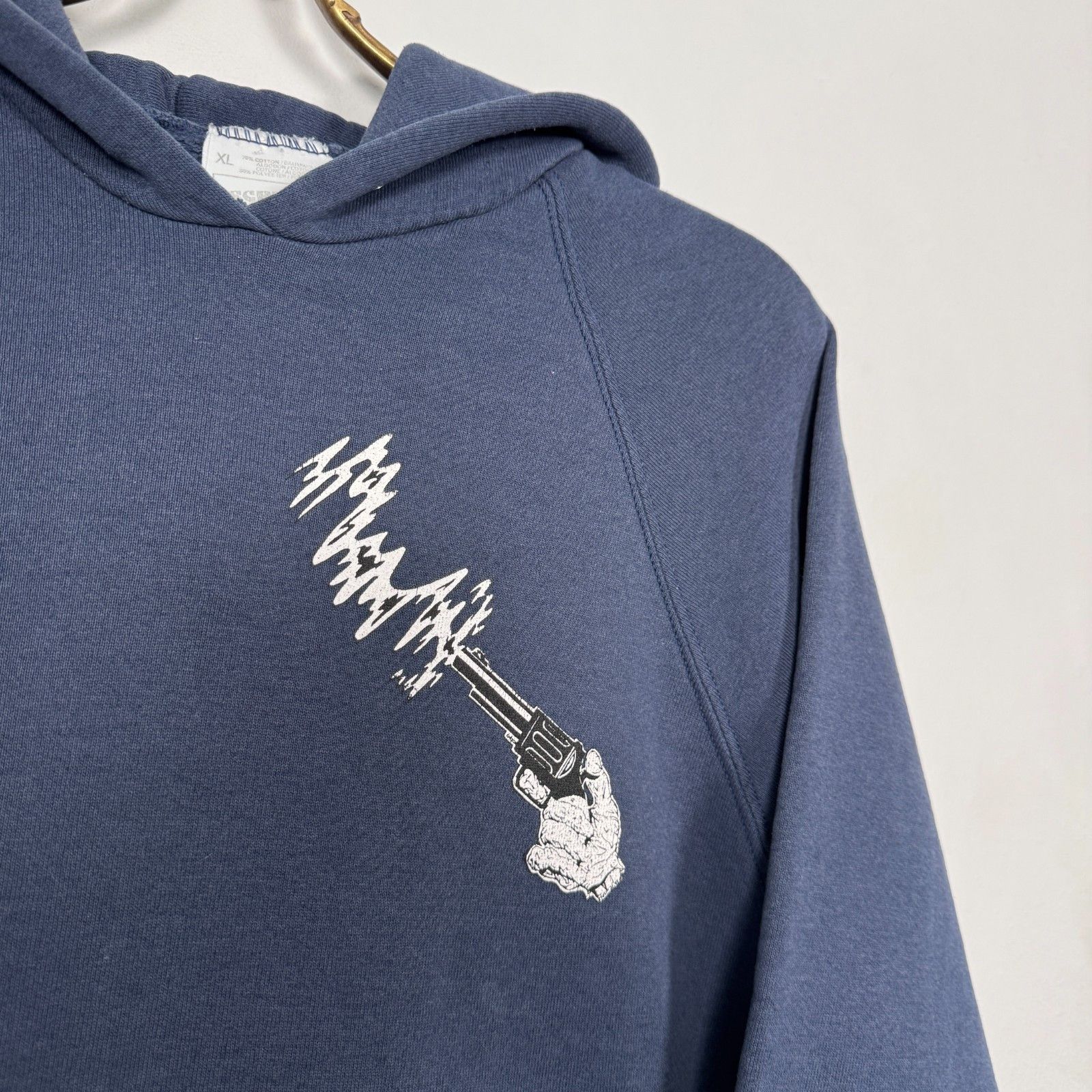Band Tees Vintage Screen Stars Hoodie Metal Band Mens XLarge Y2K Size US XL / EU 56 / 4 - 6 Thumbnail