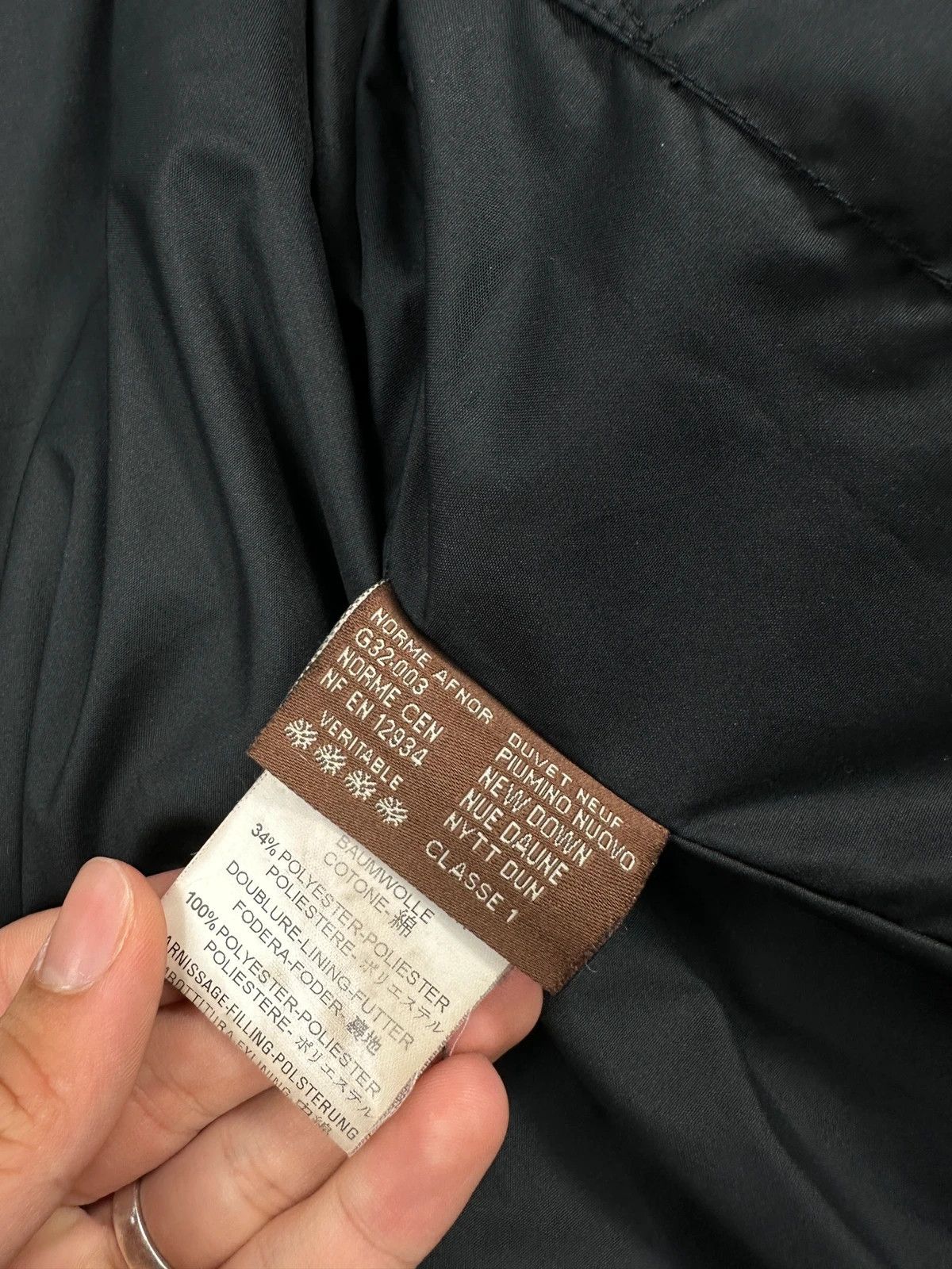 Moncler Moncler 00’s Maya Black Cotton & Down Hooded Puffer Jacket Size US L / EU 52-54 / 3 - 11 Thumbnail