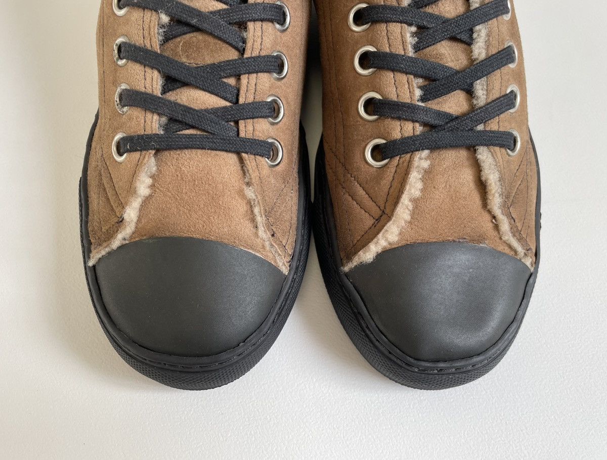 Maison Margiela Brown Shearling ‘All Star’ Sneakers Size US 8 / EU 41 - 7 Thumbnail