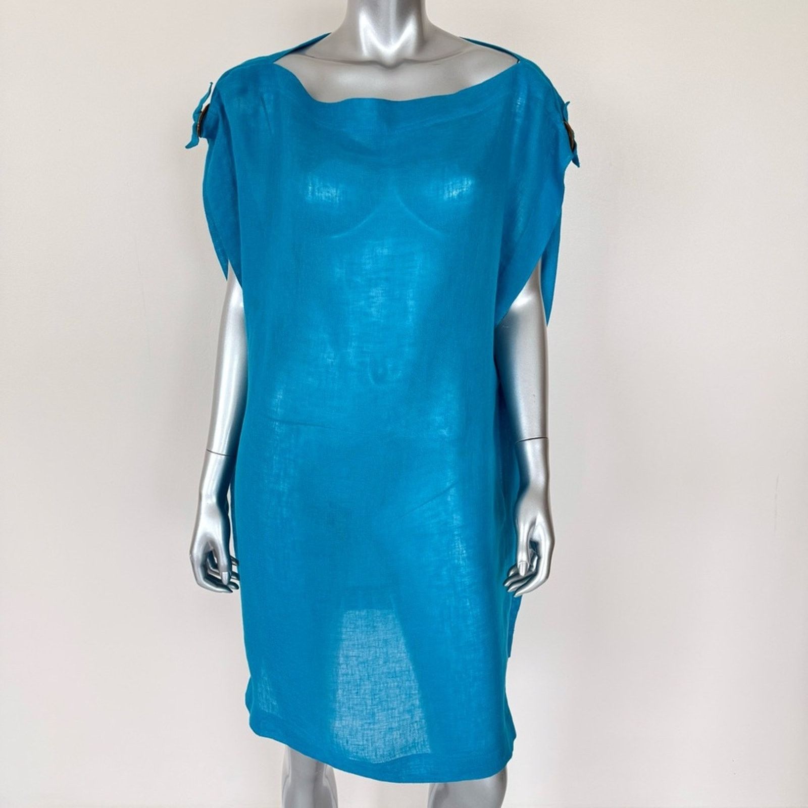 Other Nicole Olivier women linen tunic Retail 280$ Size ONE SIZE - 2 Thumbnail