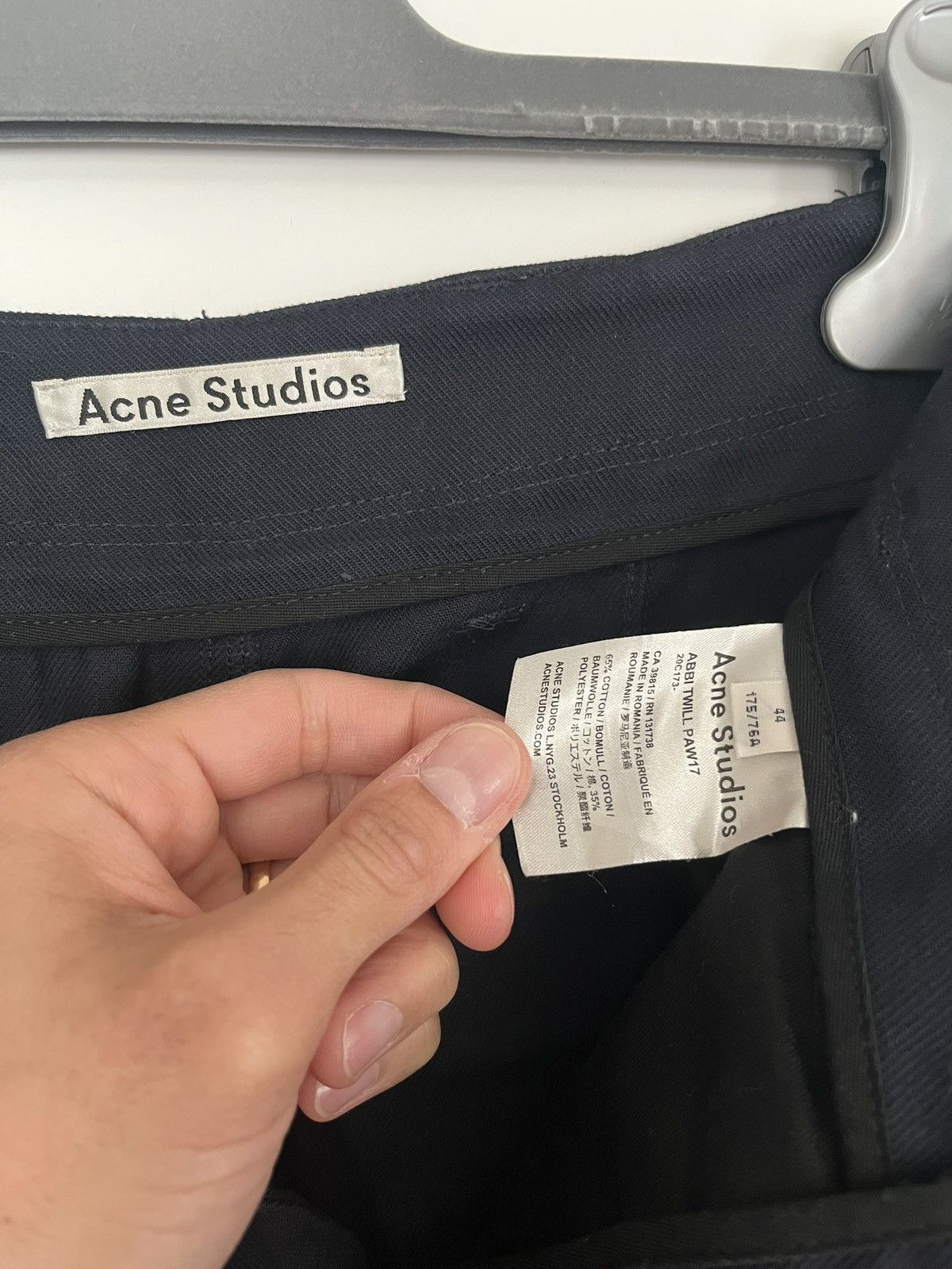 Acne Studios Acne Studios Abbi Twill Pants Size US 28 / EU 44 - 5 Thumbnail
