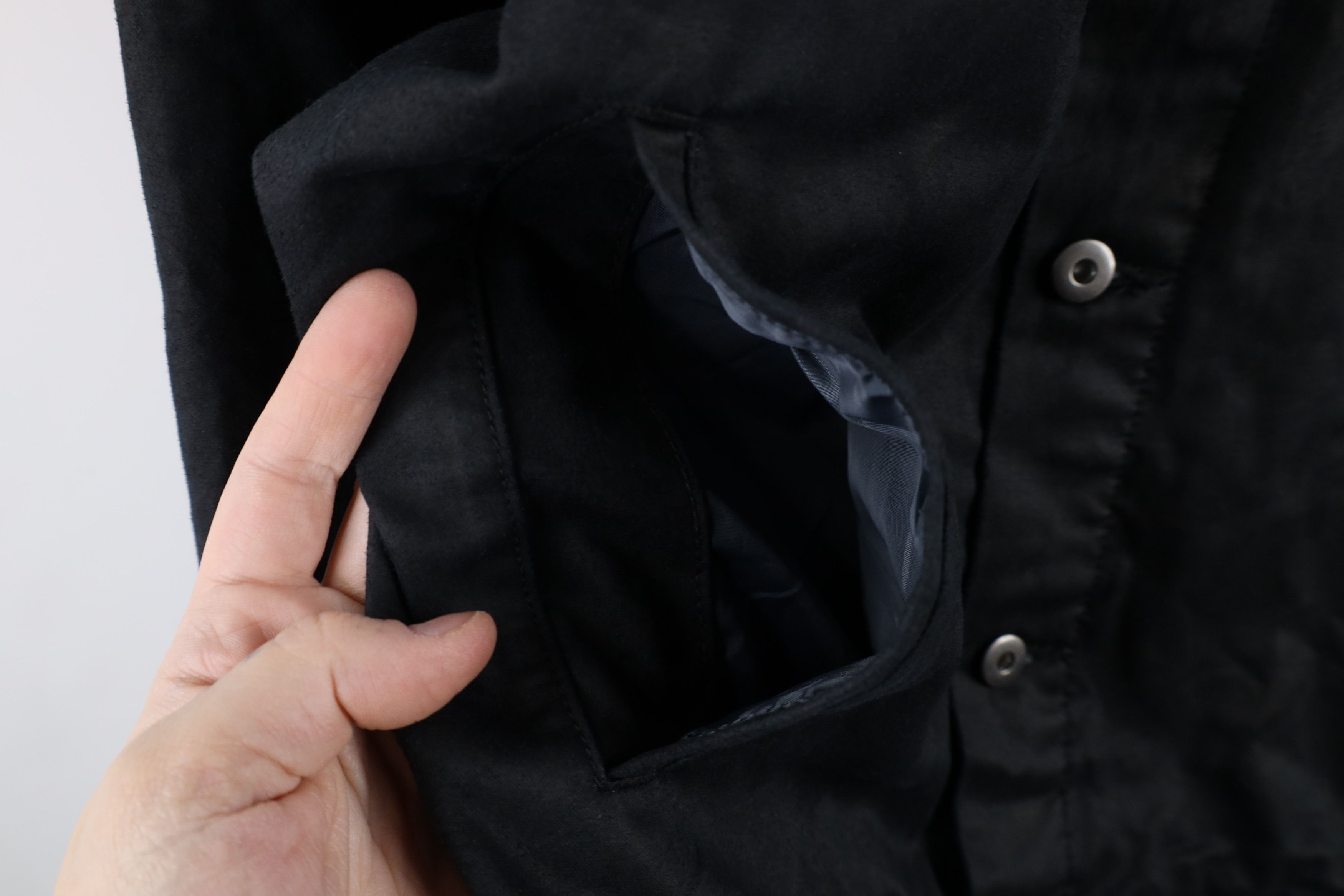 Vintage Vintage 90s Streetwear Lined Waxed Cotton Trucker Jacket Size US L / EU 52-54 / 3 - 8 Thumbnail