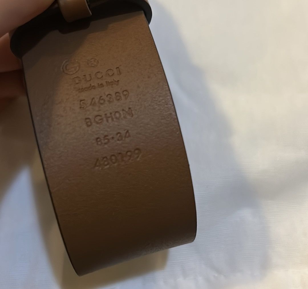 Gucci Interlocking G Signature Leather Belt 1.5 inch Width