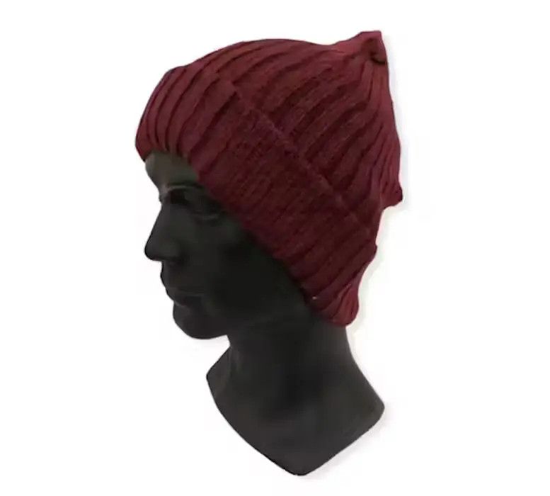 URBAN RESEARCH DOORS Urban Research Plain Knit Beanie Hat Size ONE SIZE - 2 Thumbnail