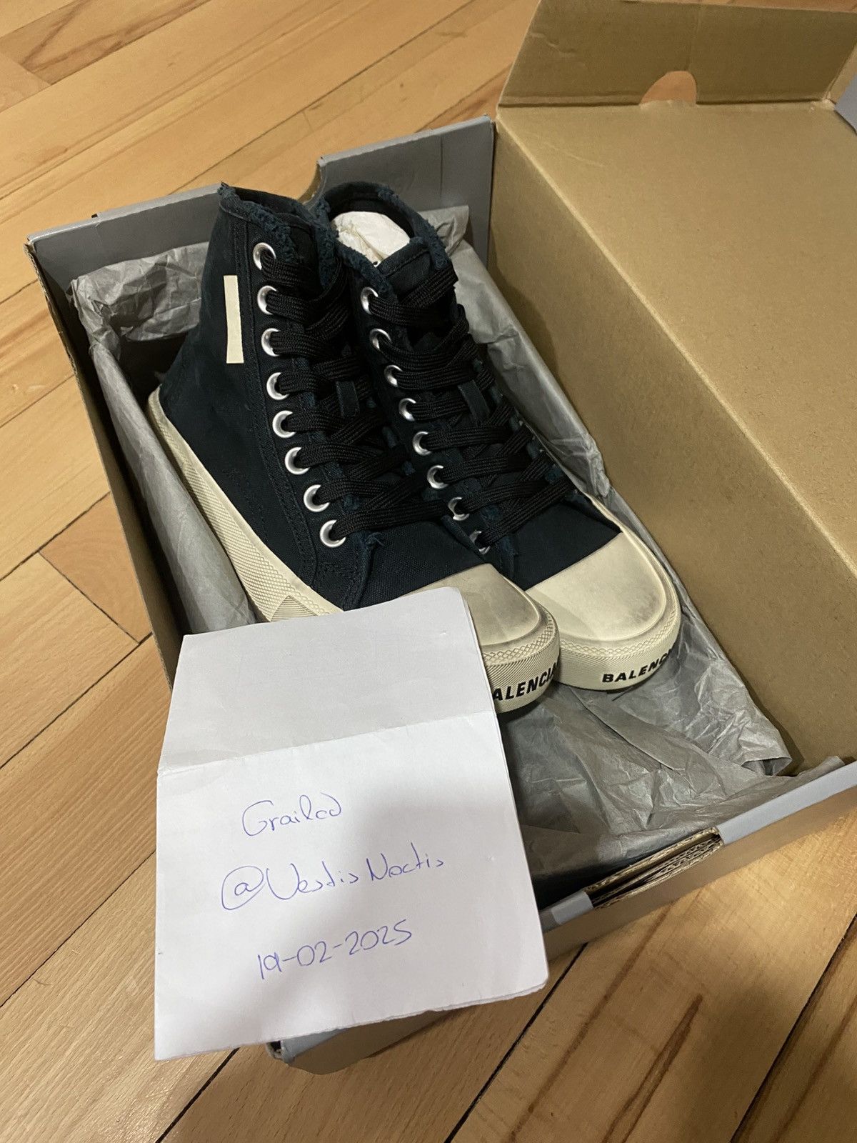 Balenciaga BALENCIAGA Paris High Tops Size US 5 / IT 35 - 8 Thumbnail