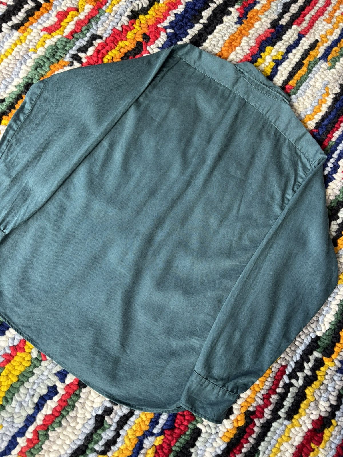 Vintage 1950s Stevens Twist Twill Union Made Work Shirt Size US L / EU 52-54 / 3 - 8 Thumbnail