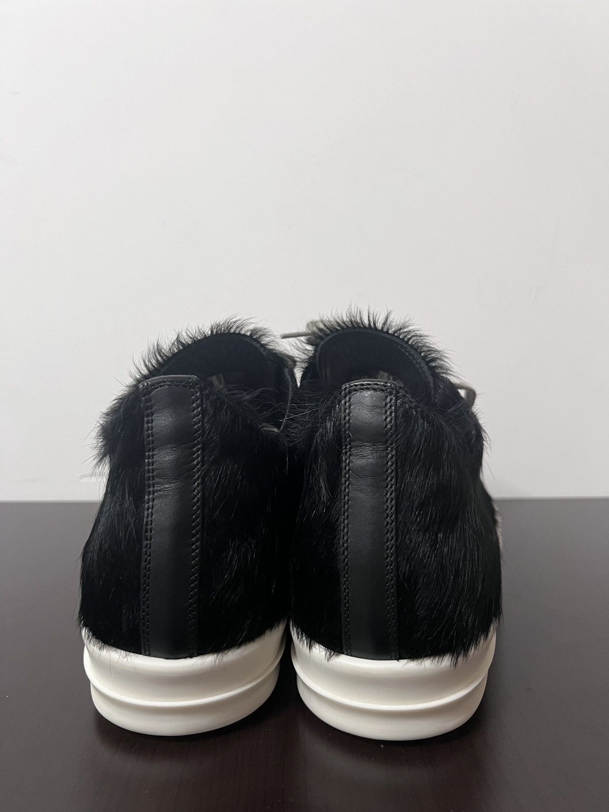 Rick Owens Rick owens pony hair ramones low top sneakers Size US 10.5 / EU 43-44 - 7 Thumbnail