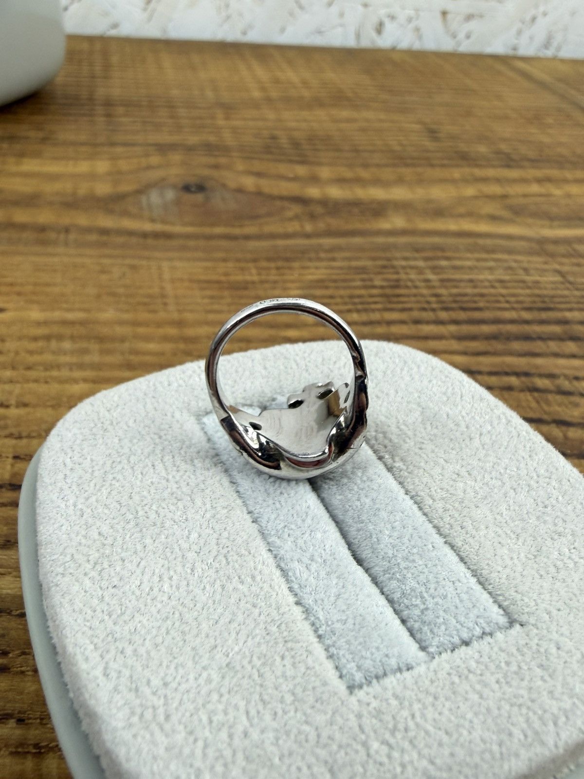 Vivienne Westwood Vintage Vivienne Westwood Diamante Heart Ring 925 Silver XS Size ONE SIZE - 5 Thumbnail