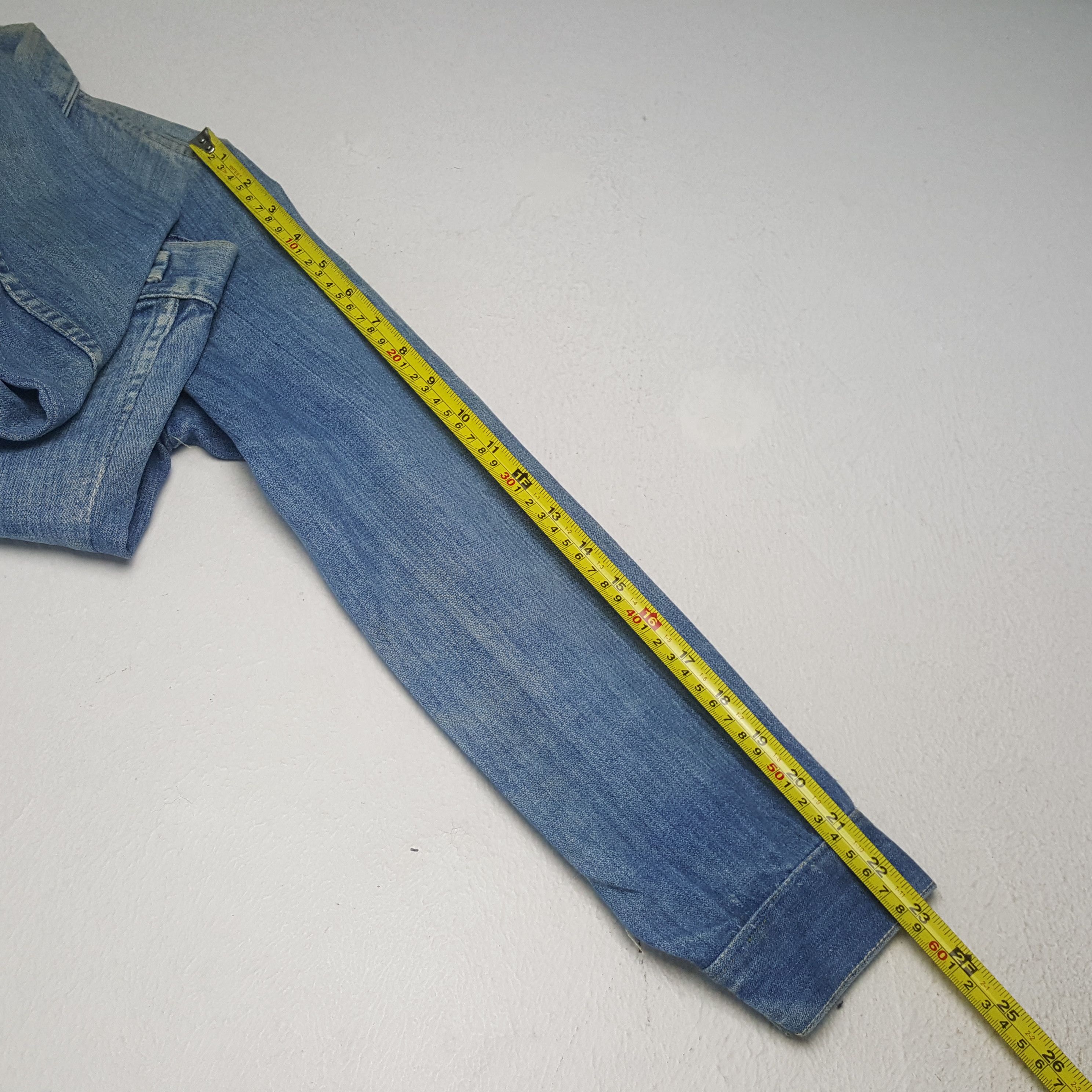 Vintage Maverick Nice Design Denim Jacket RR25 Size XS / US 0-2 / IT 36-38 - 9 Thumbnail