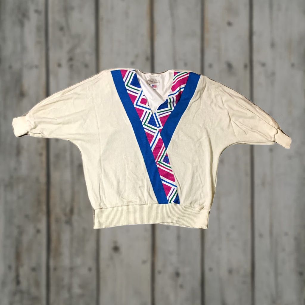 Vintage Anthoney Sicari Womens Sweater Extra Large XL Made USA Size 4XL / US 24-26 - 1 Thumbnail