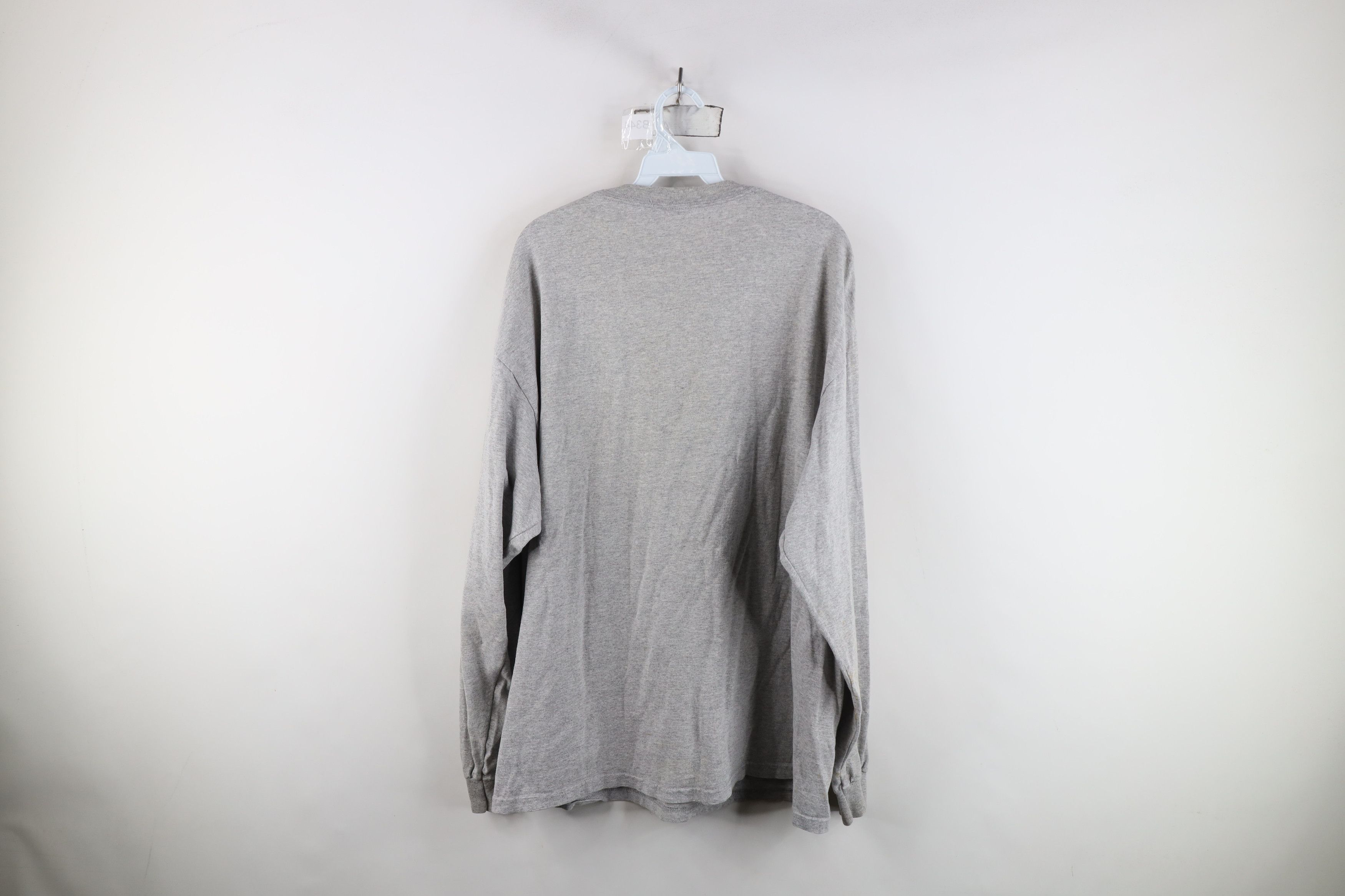 Vintage Vintage 90s University of Michigan Long Sleeve T-Shirt Gray Size US L / EU 52-54 / 3 - 14 Thumbnail