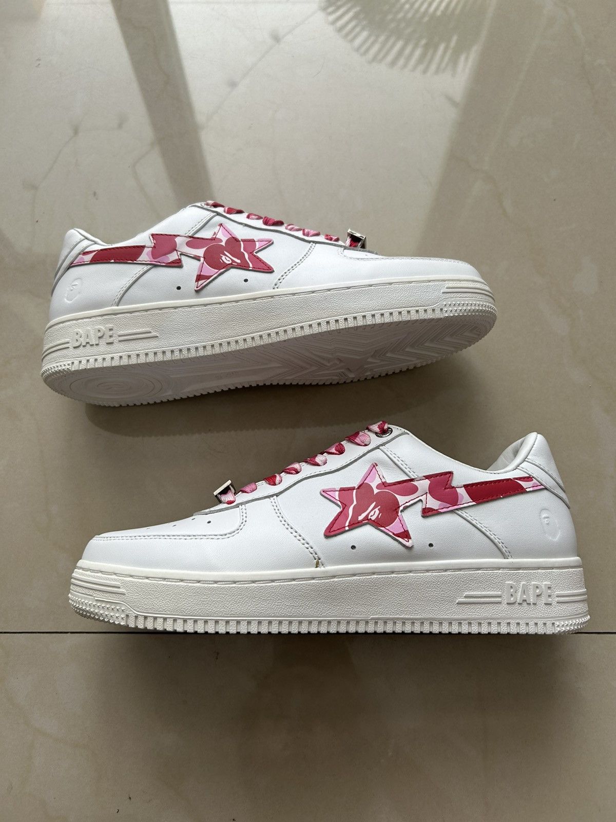Bape Bape Sta Pink Camo Shoe 2021 Size US 9 / EU 42 - 1 Thumbnail
