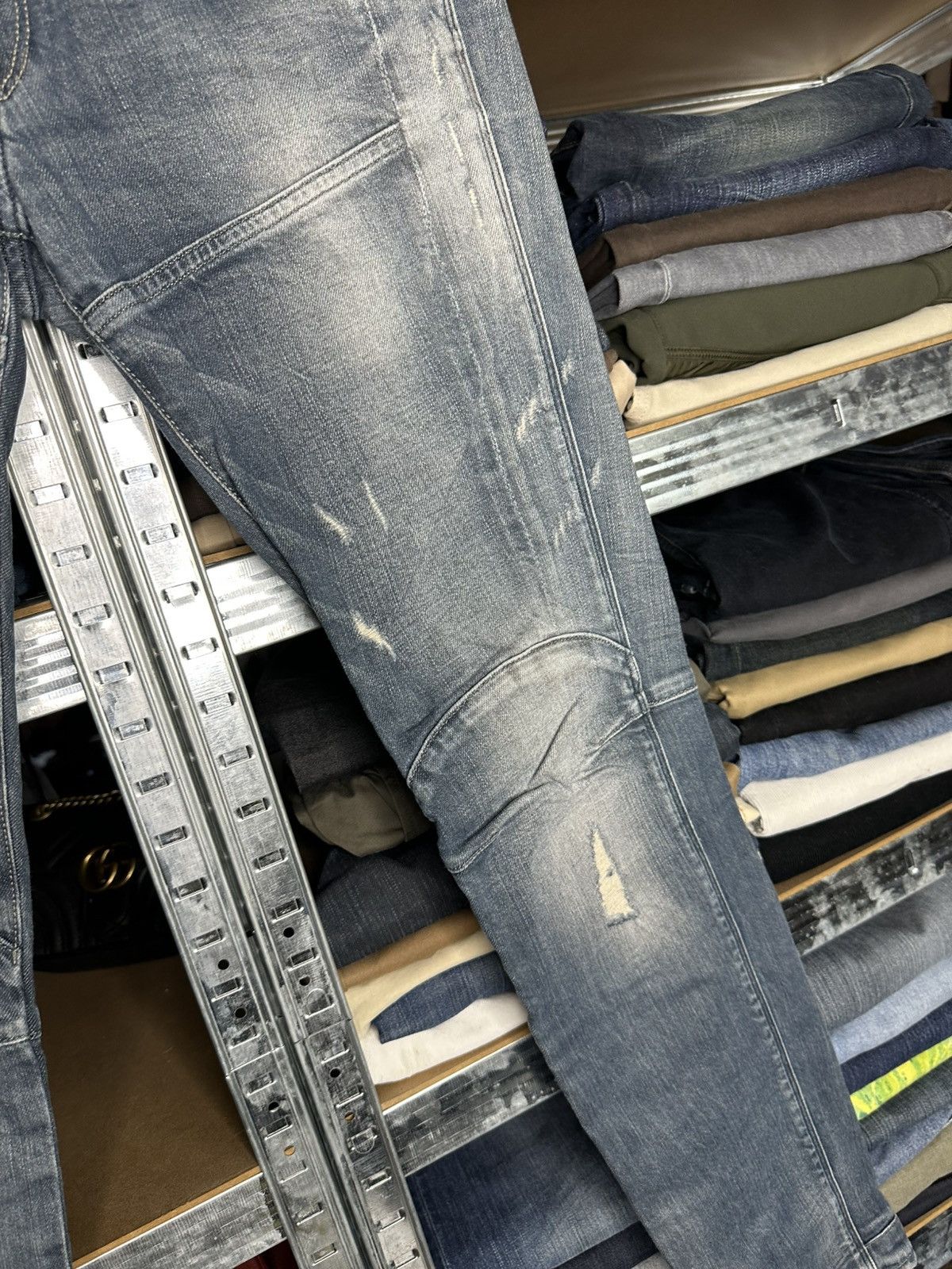 G-Star G-Star RAW 5620 3D Tapered Distressed Denim Jeans W31 L34 Size US 31 - 4 Thumbnail