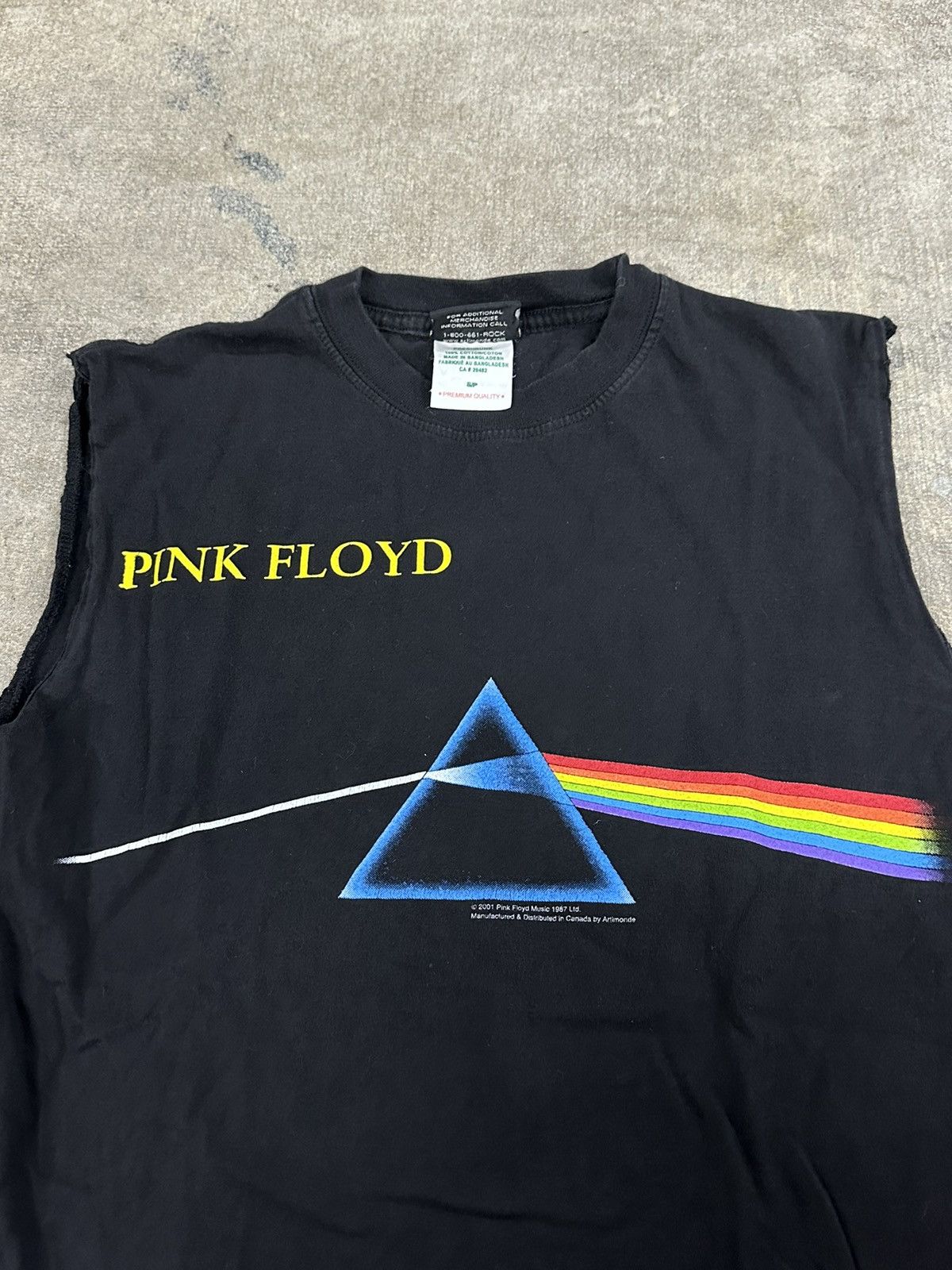 Band Tees × Vintage Crazy Y2K Pink Floyd Dark Side Of The Moon Band Tank Top Size S / US 4 / IT 40 - 5 Thumbnail