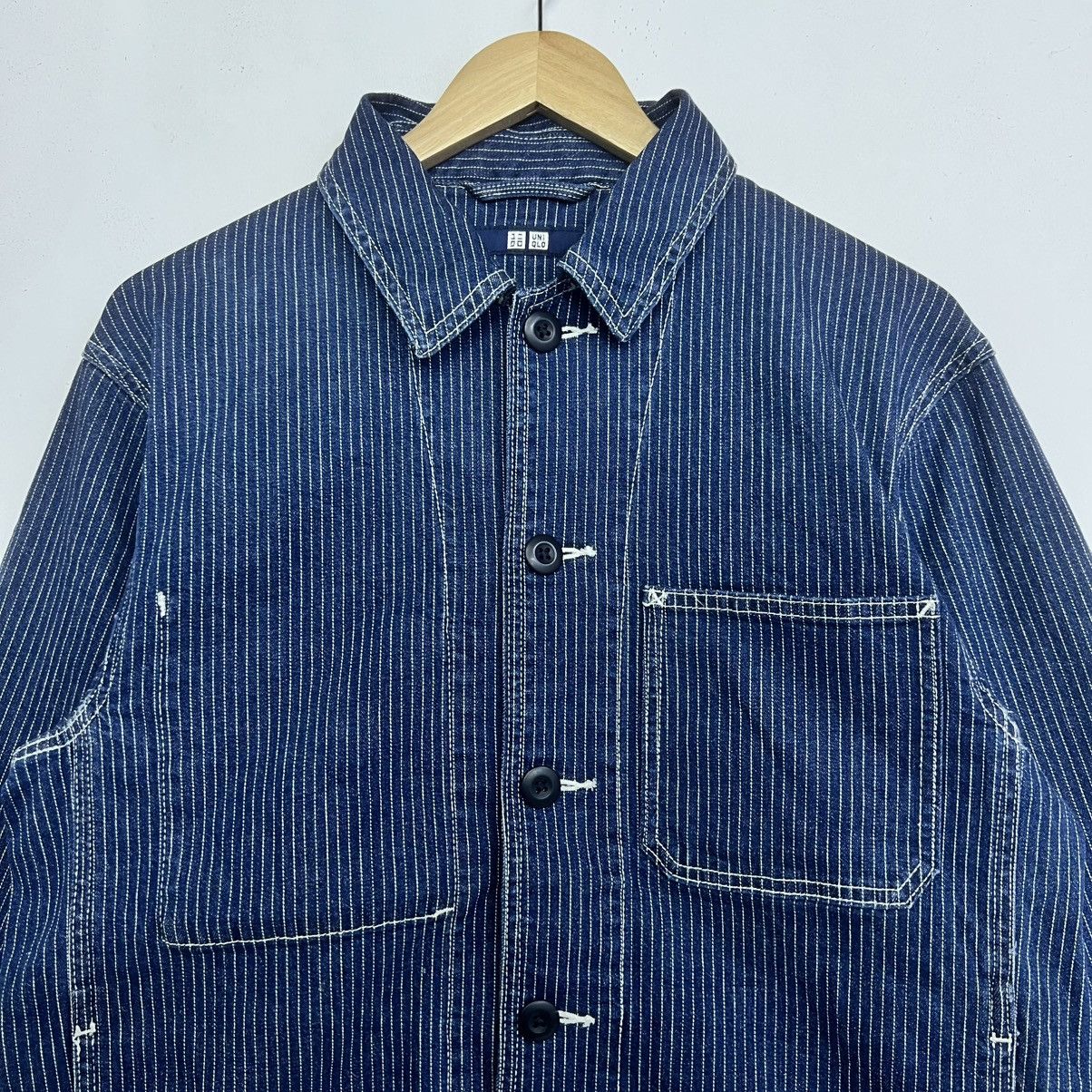 Uniqlo UNIQLO Wabash denim Hickory work chore jacket Size US S / EU 44-46 / 1 - 4 Thumbnail