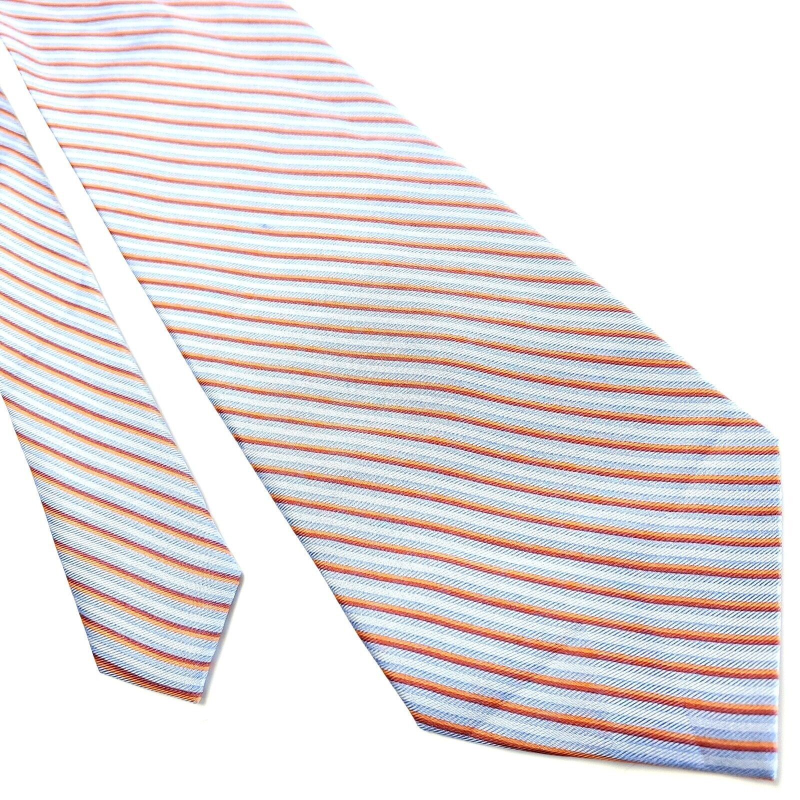 Liz Claiborne Claiborne Red White Silk Tie Woven Striped Size ONE SIZE - 1 Thumbnail