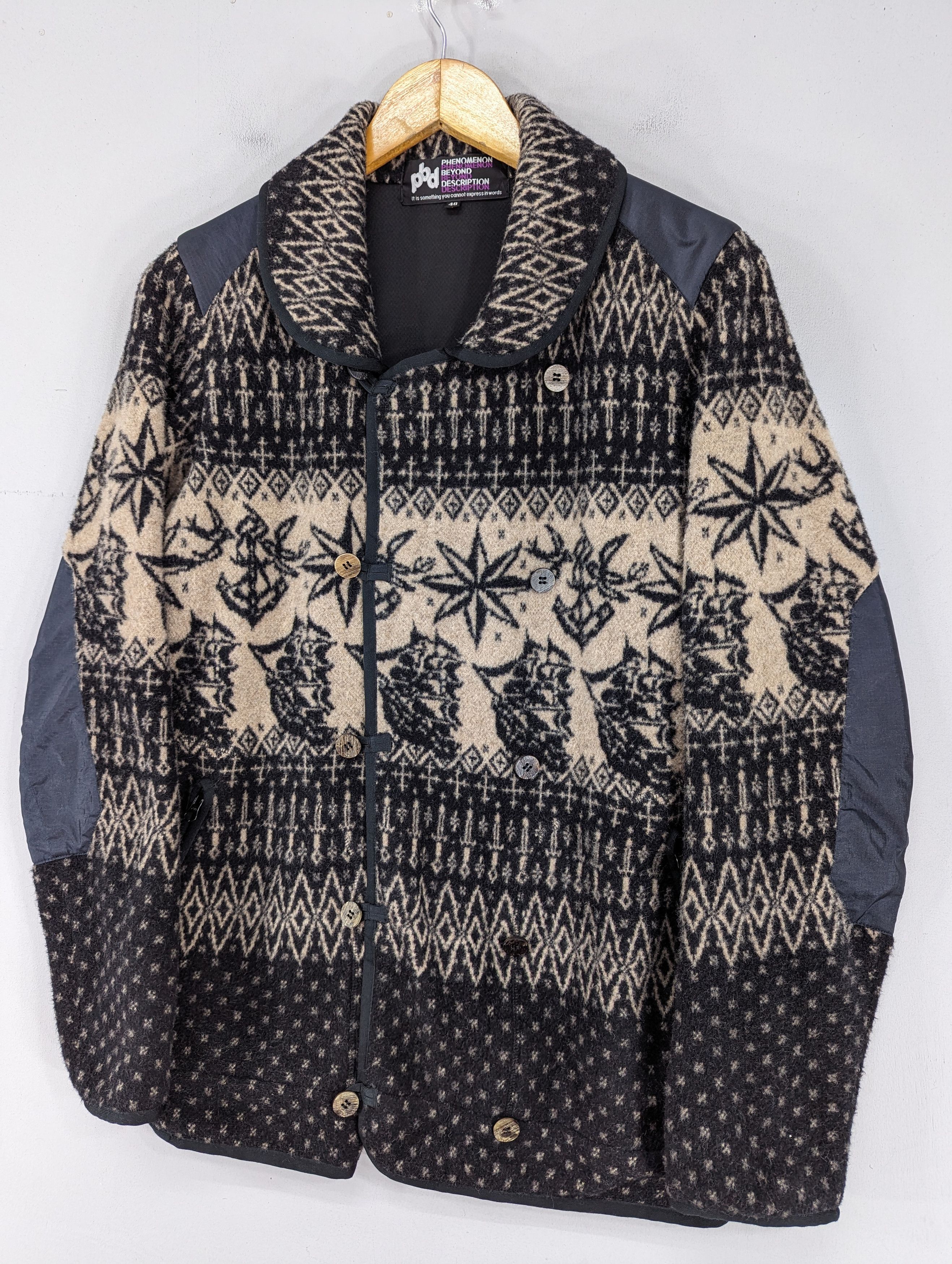 PHENOMENON Phenomenon Beyond Description Wool Button Jacket Size US S / EU 44-46 / 1 - 2 Thumbnail