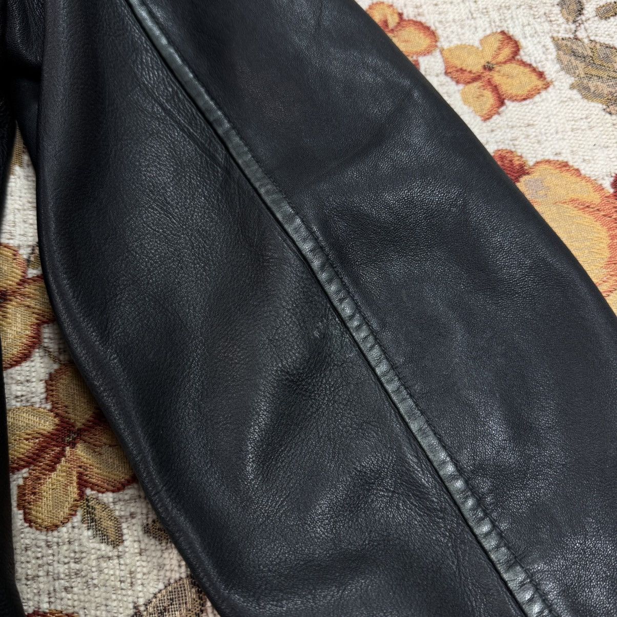 Allsaints × Yves Saint Laurent All Saints Lamb Leather Cargo Biker Jacket Avant Garde Japan Size US XS / EU 42 / 0 - 11 Thumbnail