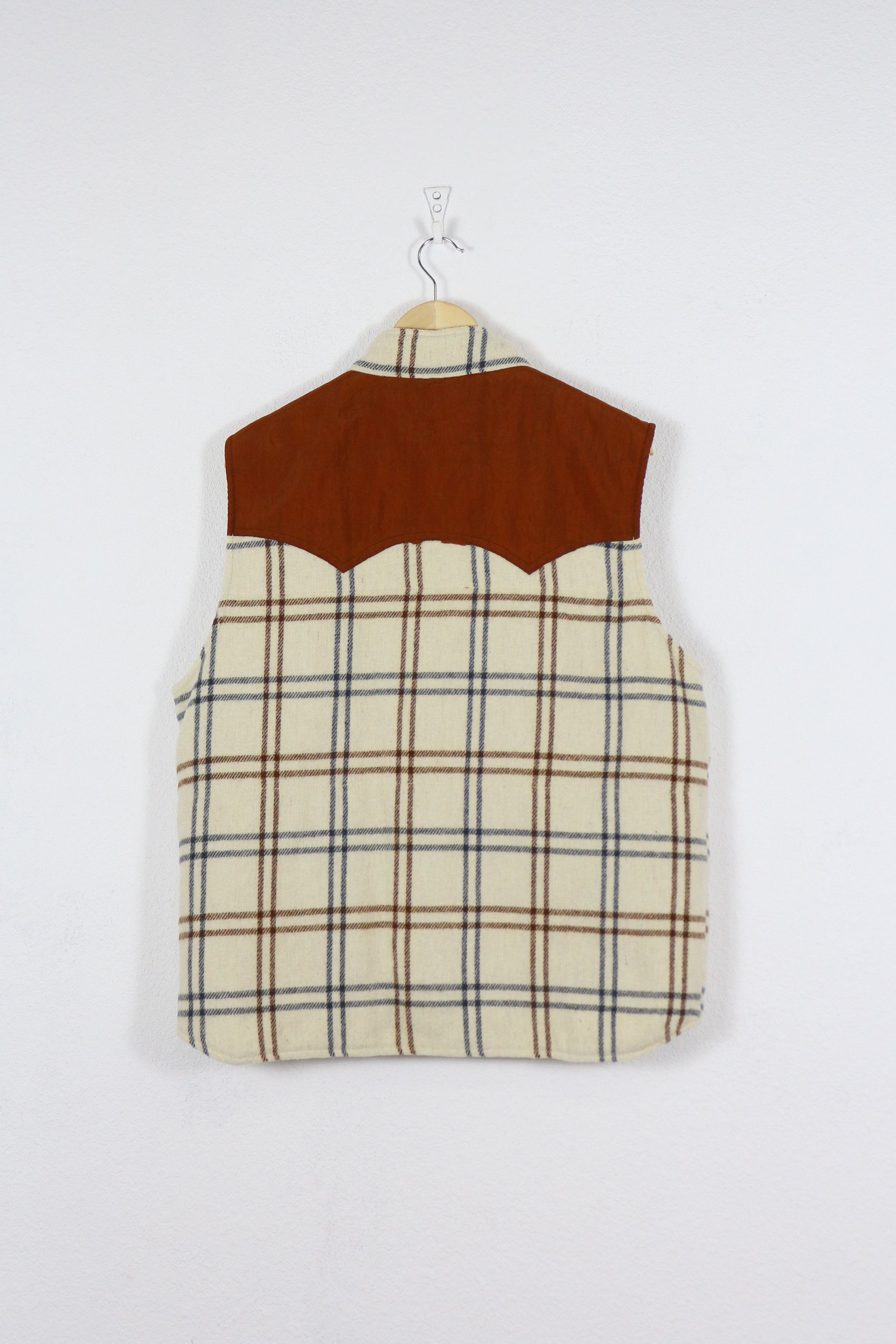 Vintage Mr Wrangler 70s Vintage Heritage Plaid Check Vest Size US S / EU 44-46 / 1 - 6 Thumbnail