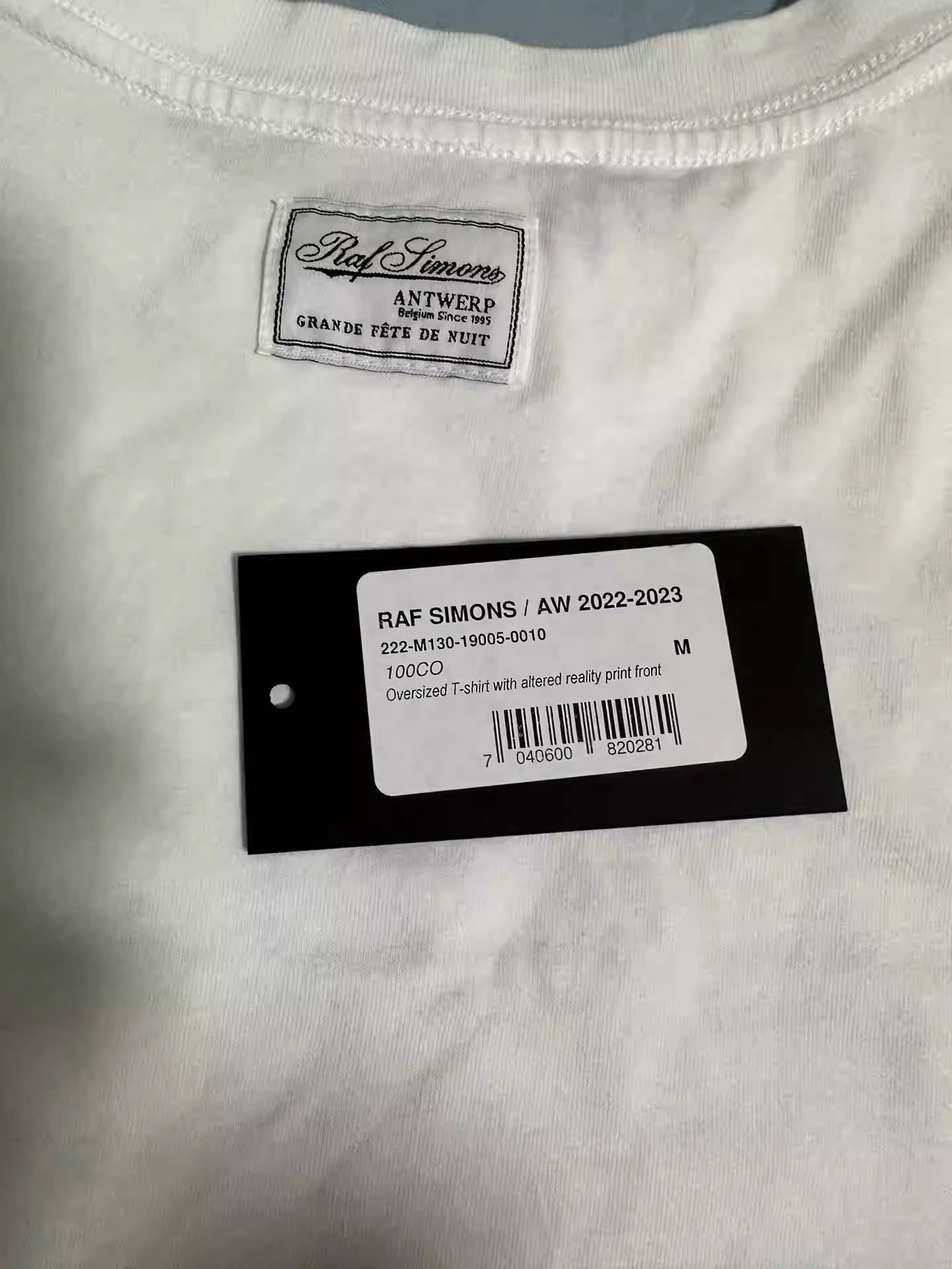 Raf Simons raf simons aw22-23 altered reality short sleeve-2505 Size US M / EU 48-50 / 2 - 6 Thumbnail