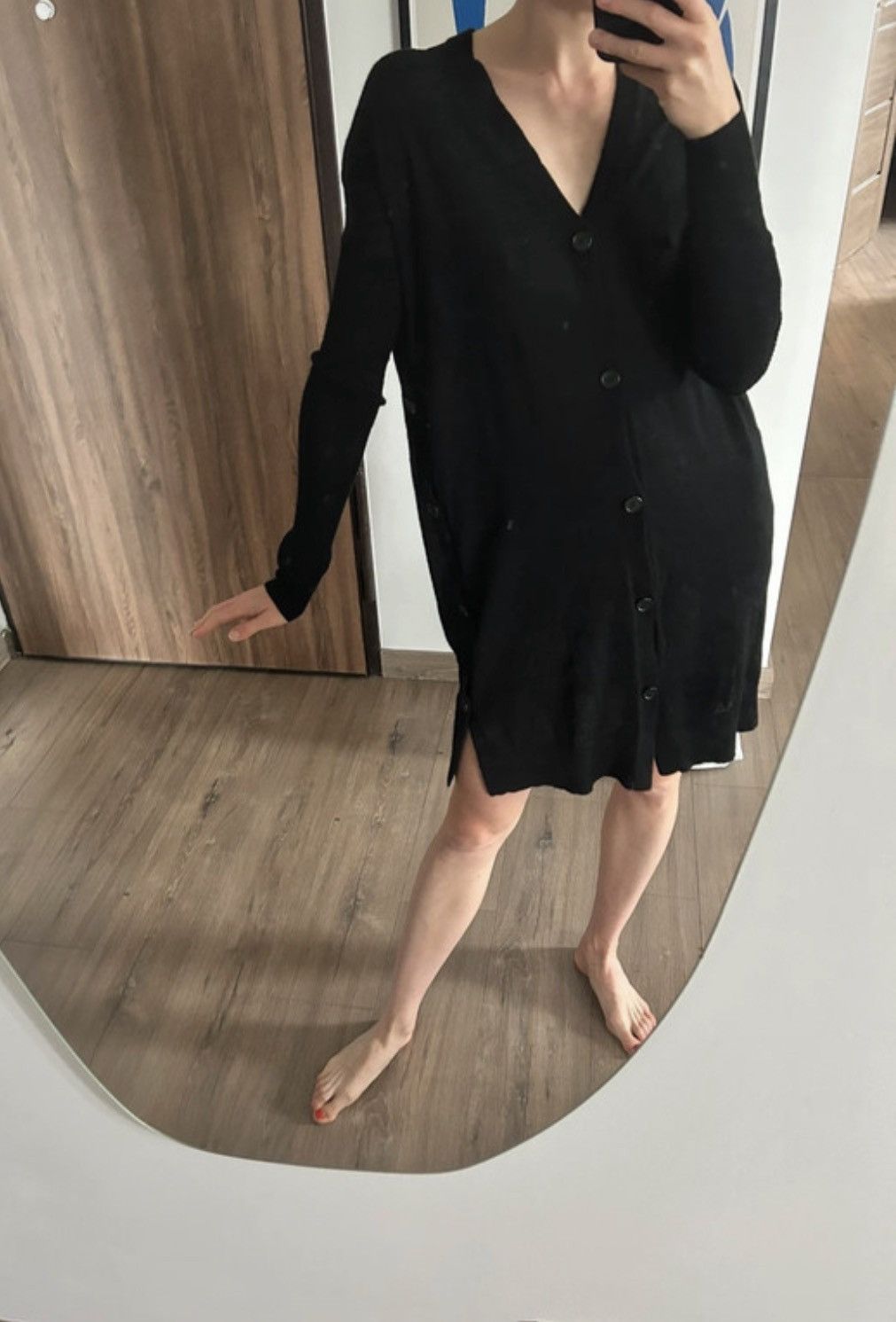 Allsaints All Saints black merino wool cardigan XS Size XS / US 0-2 / IT 36-38 - 8 Thumbnail