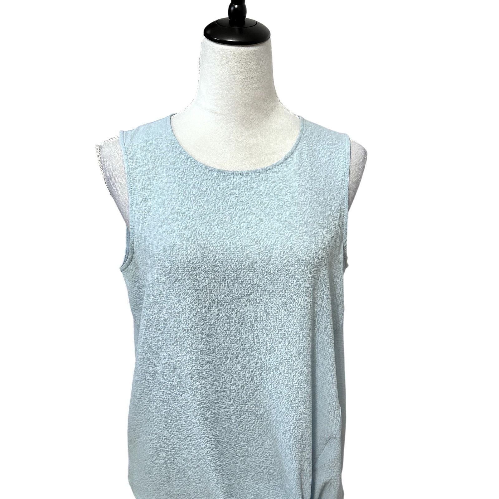 Vince Camuto Vince Camuto Blouse Scoop Neck Keyhole Back Blue Women's S Size S / US 4 / IT 40 - 3 Thumbnail