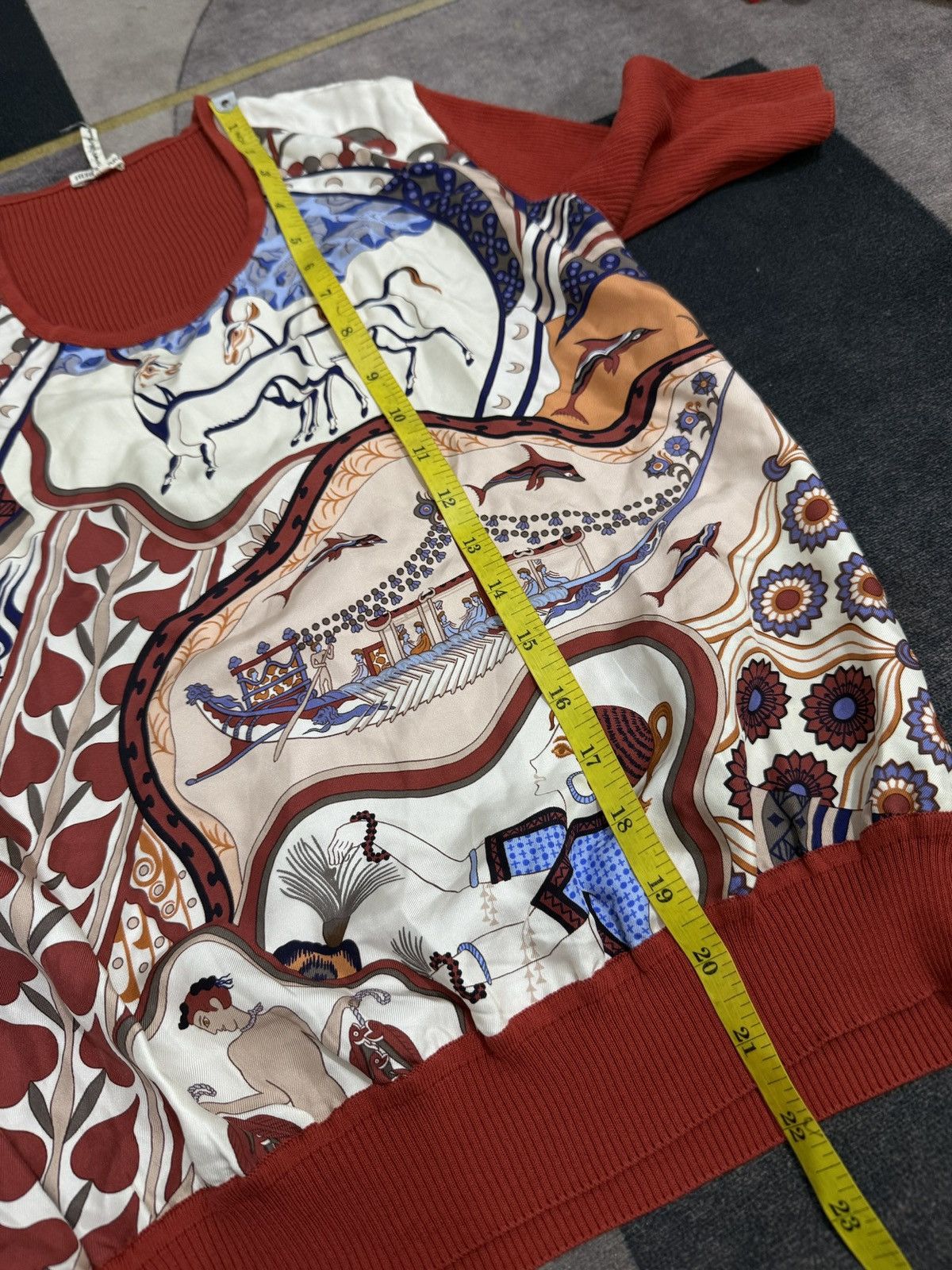 Hermes VINTAGE HERMES PARIS PRINTED ART Size M / US 6-8 / IT 42-44 - 10 Thumbnail