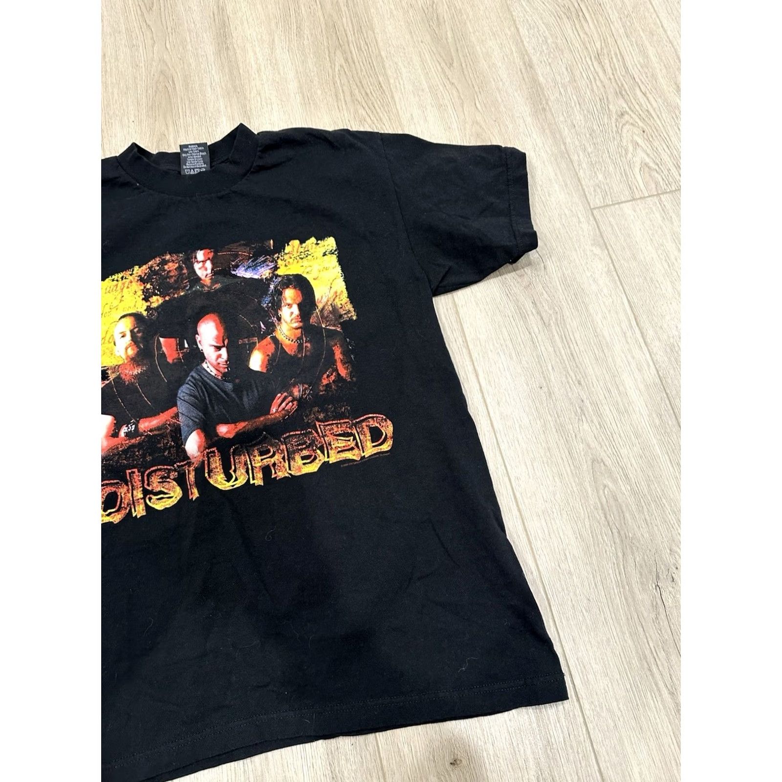 Vintage VINTAGE Giant Shirt Mens L Black 90s Grunge Flames Band Concert Skate Pro Sports Graphic T-Shirt Short Sleeve Crew Neck Size US L / EU 52-54 / 3 - 2 Thumbnail
