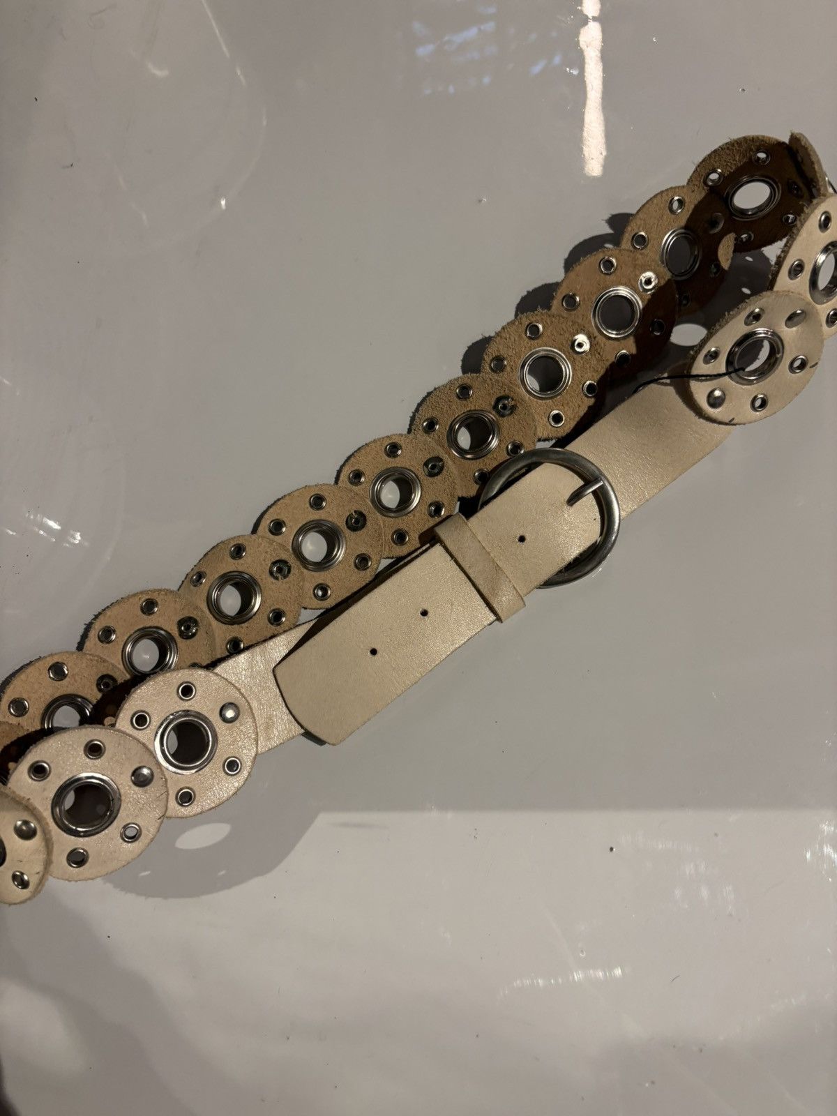 Vintage y2k belt leather Size ONE SIZE - 7 Thumbnail