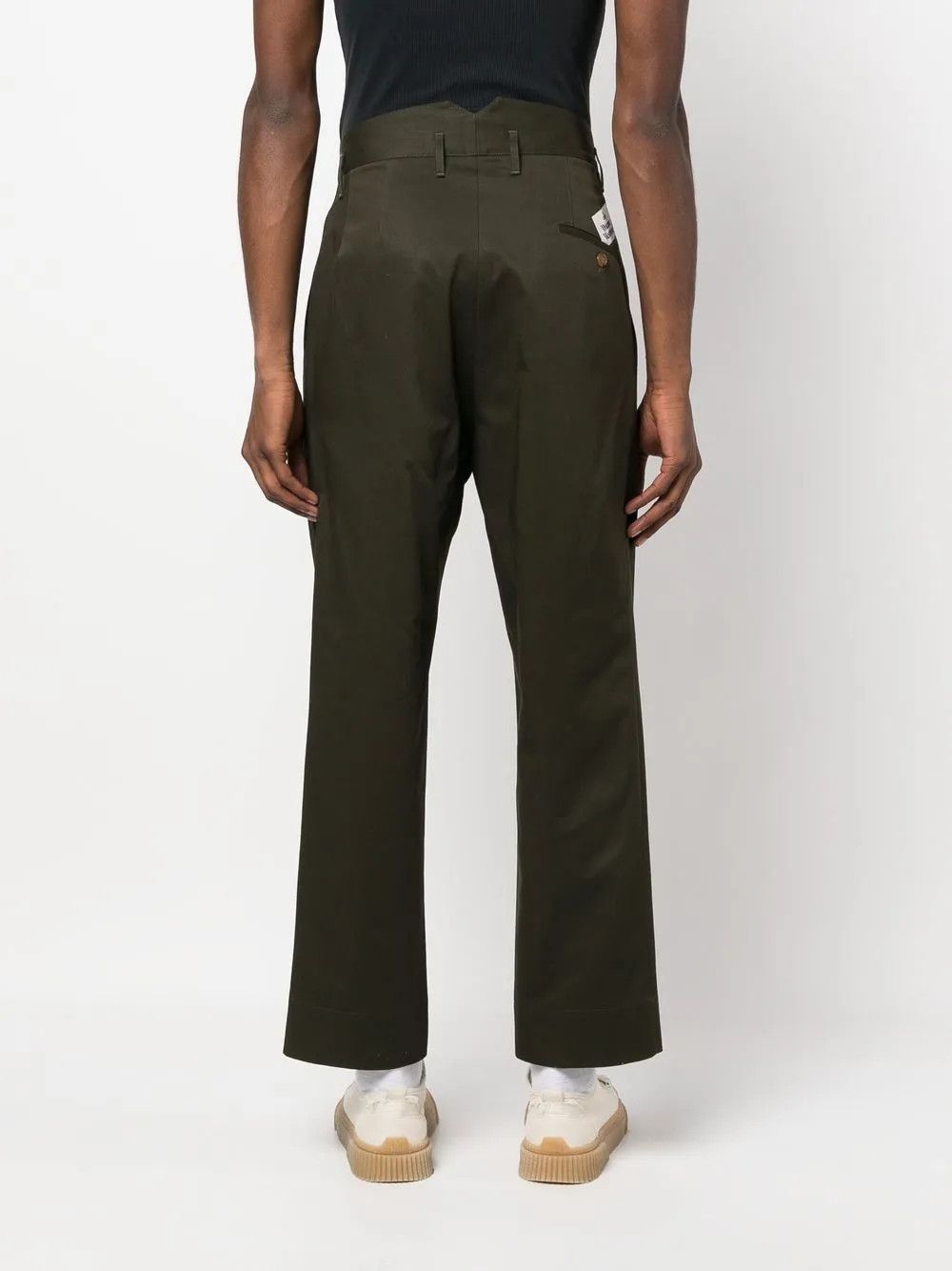 Vivienne Westwood o1y0525 Casual Pant in Military Green Size US 30 / EU 46 - 4 Thumbnail
