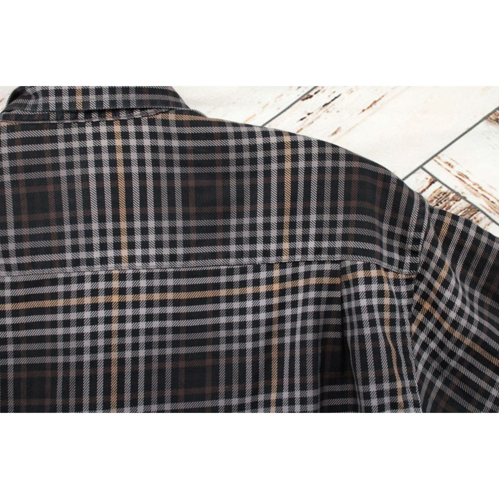 Robert Talbott Robert Talbott Shirt Mens M Black Windowpane Plaid Button-Up Office Size US M / EU 48-50 / 2 - 4 Thumbnail