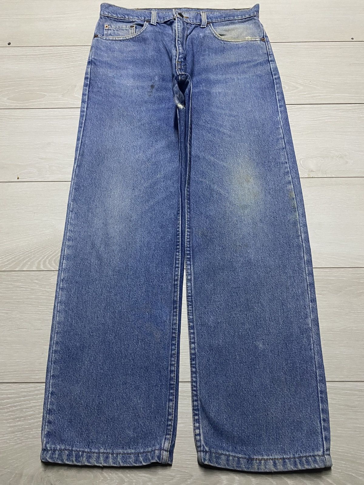 Levi's Vintage Levis 510 Blue Wash Distressed Jeans Size US 32 / EU 48 - 1 Thumbnail