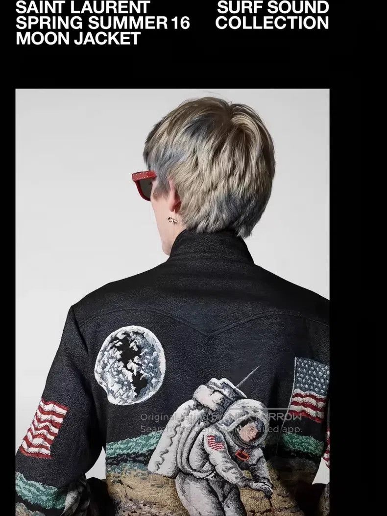 Saint Laurent Paris Saint Laurent Paris Astronaut Moon Landing Jacket i Size US M / EU 48-50 / 2 - 7 Thumbnail