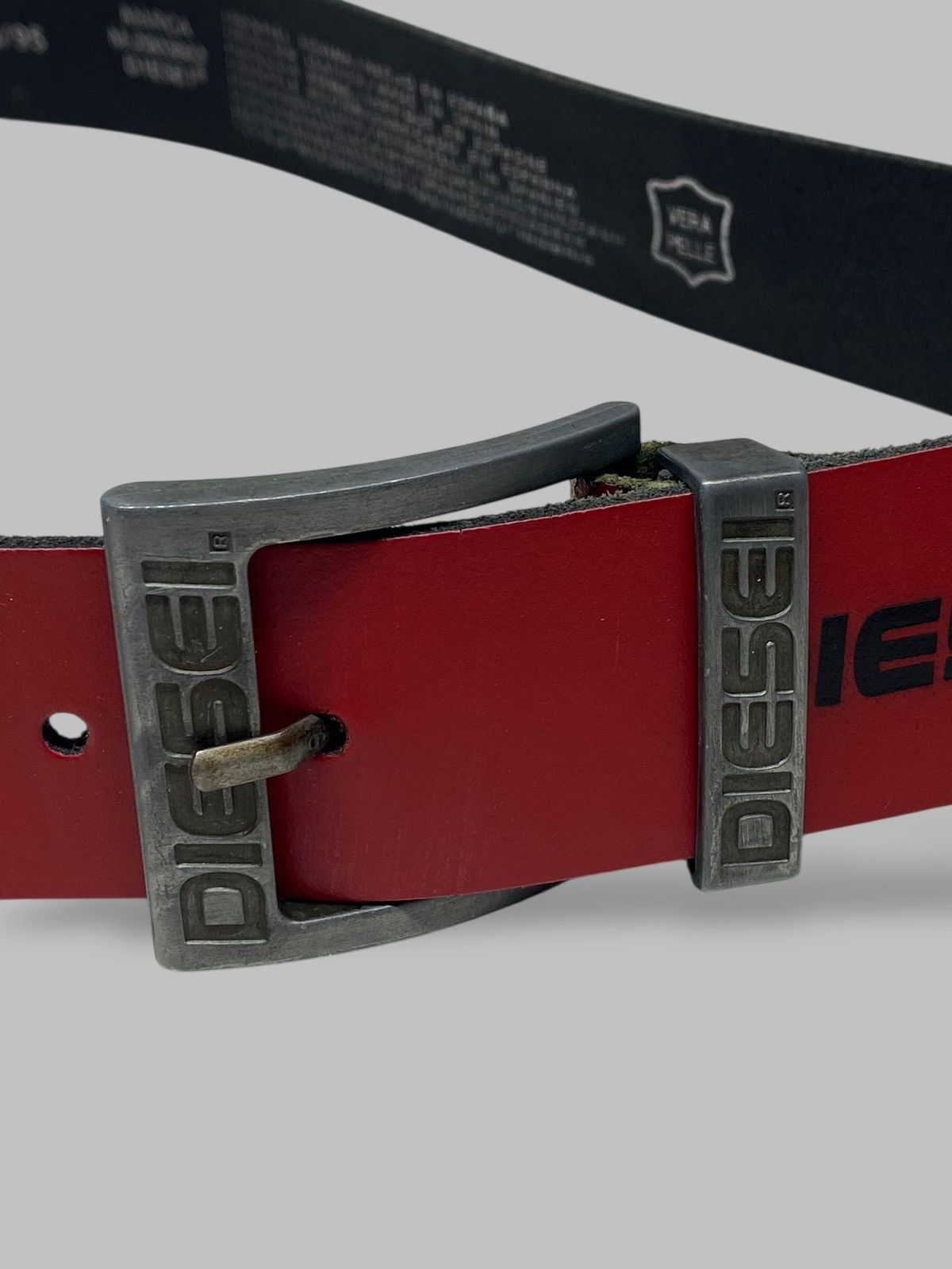 Diesel 🔥 DIESEL BREAK THE RULES BELT Y2K BIKER TECH PUNK ENERGY Size ONE SIZE - 4 Thumbnail
