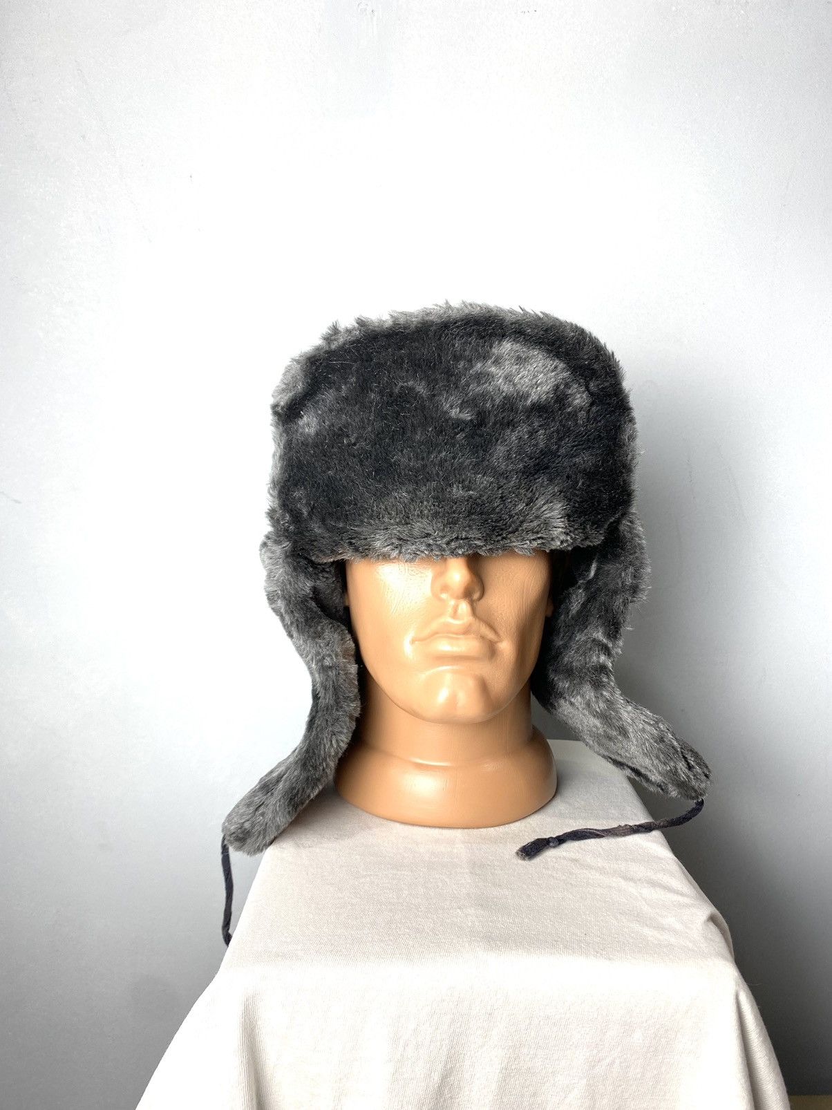 Vintage Vintage 70-80s Fur Ushanka USSR Beanie Mohair Hype American Size ONE SIZE - 2 Thumbnail