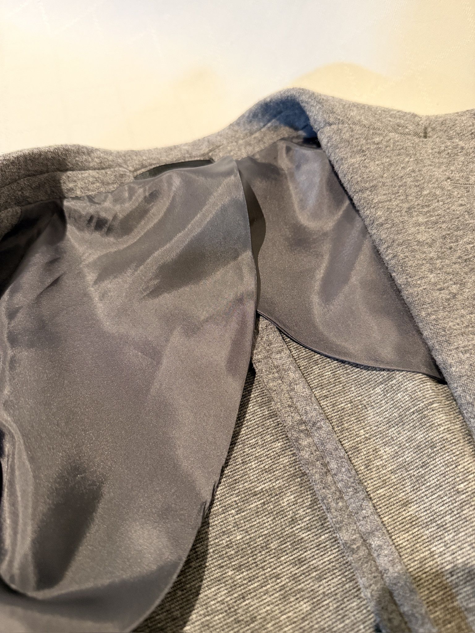 J.Crew J. Crew Gray Jersey Suit Size 36R - 5 Thumbnail