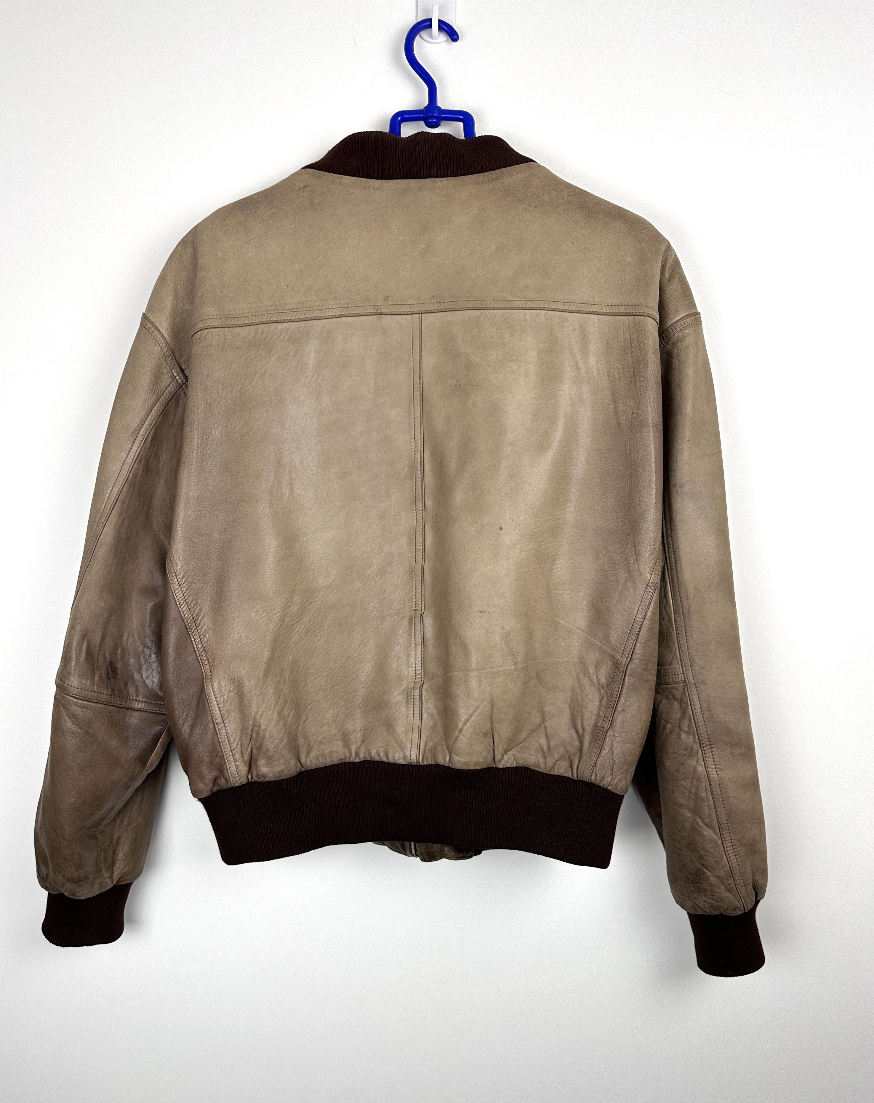 Vintage Vintage leather bomber jacket starboy M Size US M / EU 48-50 / 2 - 6 Thumbnail