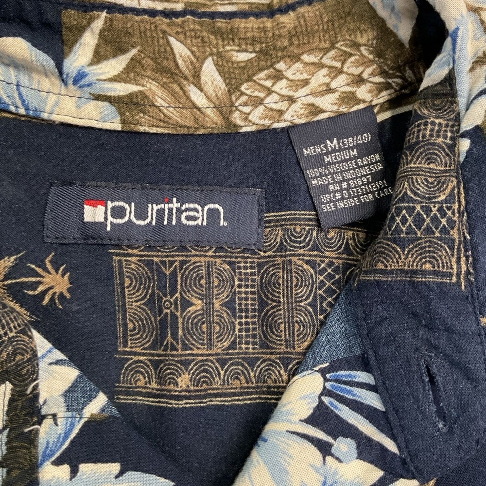 Puritan Puritan Floral Hawaiian Shirt Size US M / EU 48-50 / 2 - 3 Thumbnail