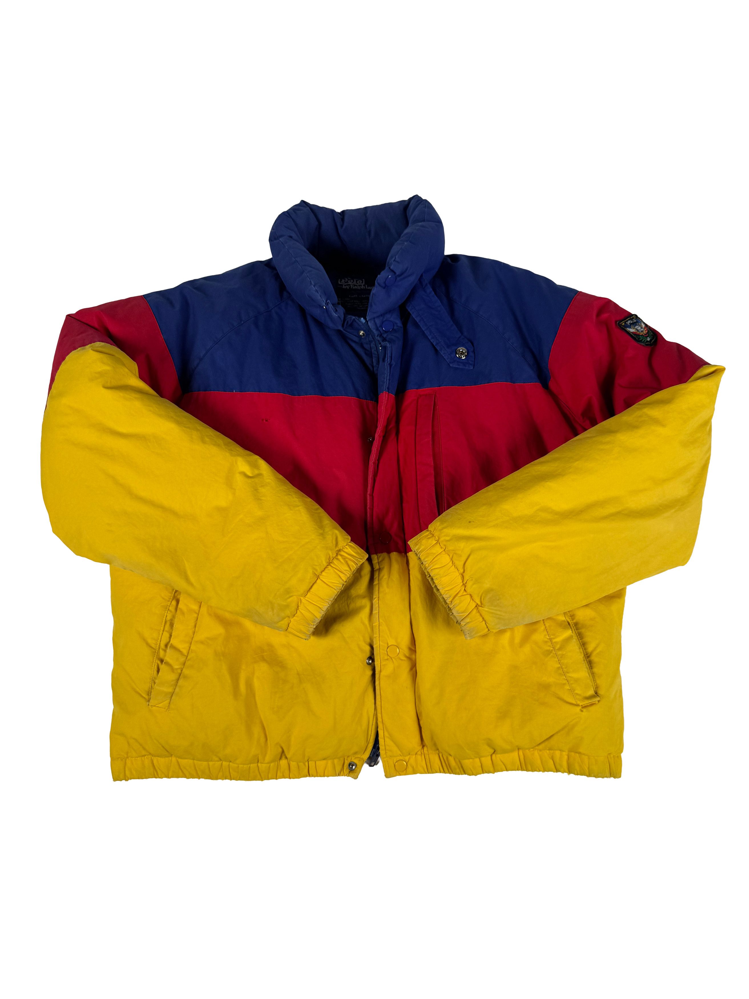 Polo Ralph Lauren Vintage 1980s Polo Ralph Lauren Uni Crest Down Puffer Jacket Size US M / EU 48-50 / 2 - 1 Thumbnail