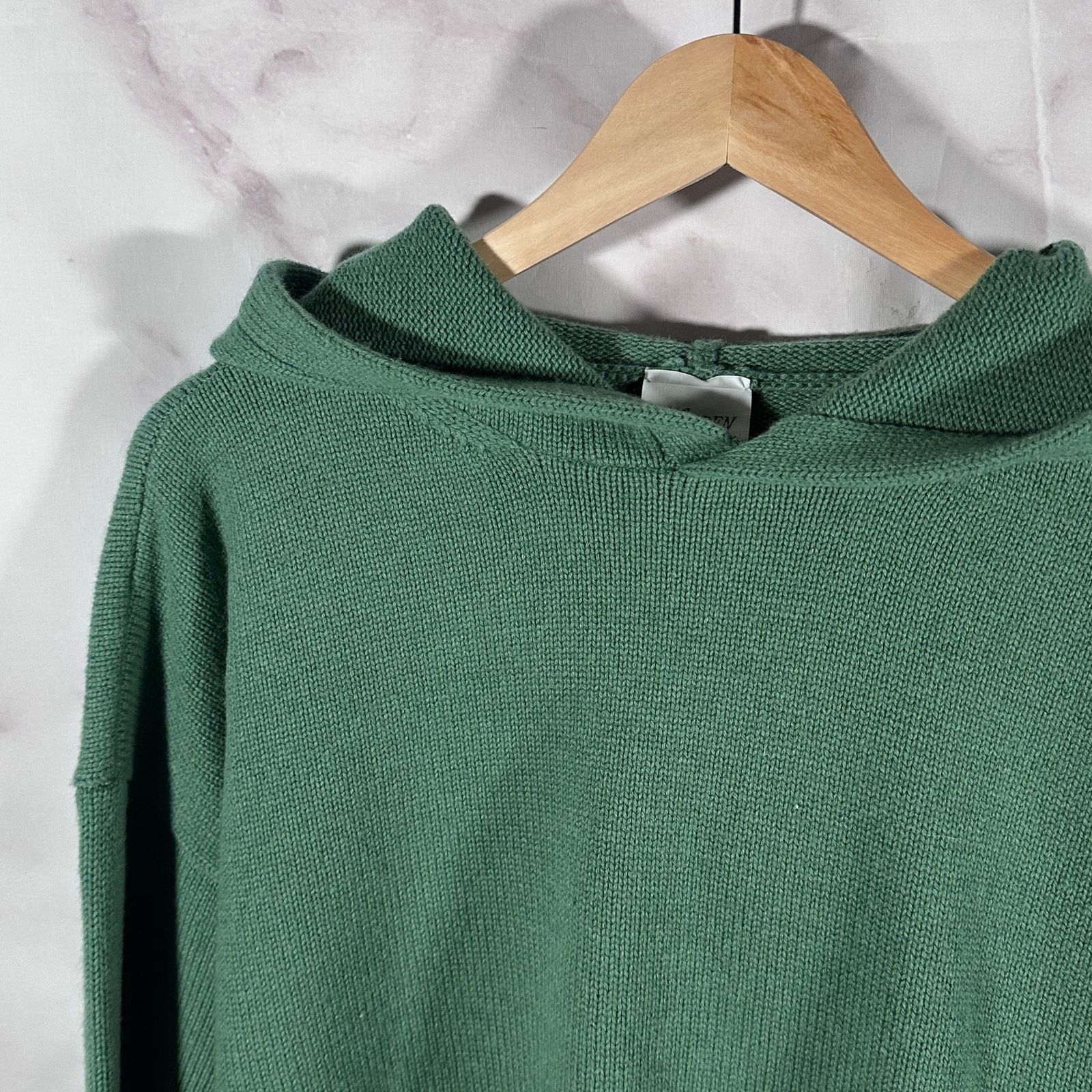 HIDDEN Hidden NY Green Cashmere Knit Hoodie Size US S / EU 44-46 / 1 - 4 Thumbnail