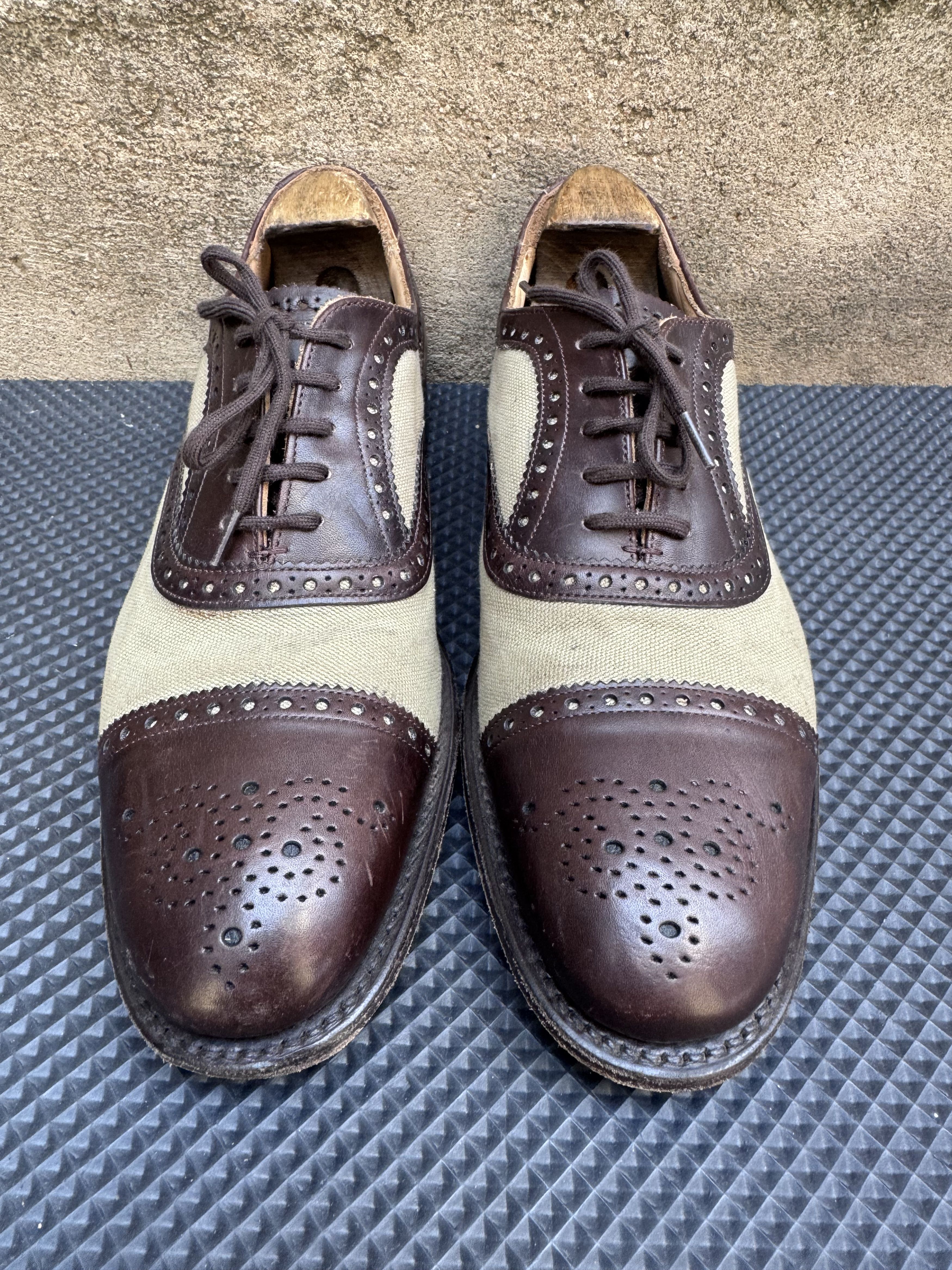 Church's Church's Diplomat England Brogue Cap Toe Oxfords Size US 8 / EU 41 - 2 Thumbnail